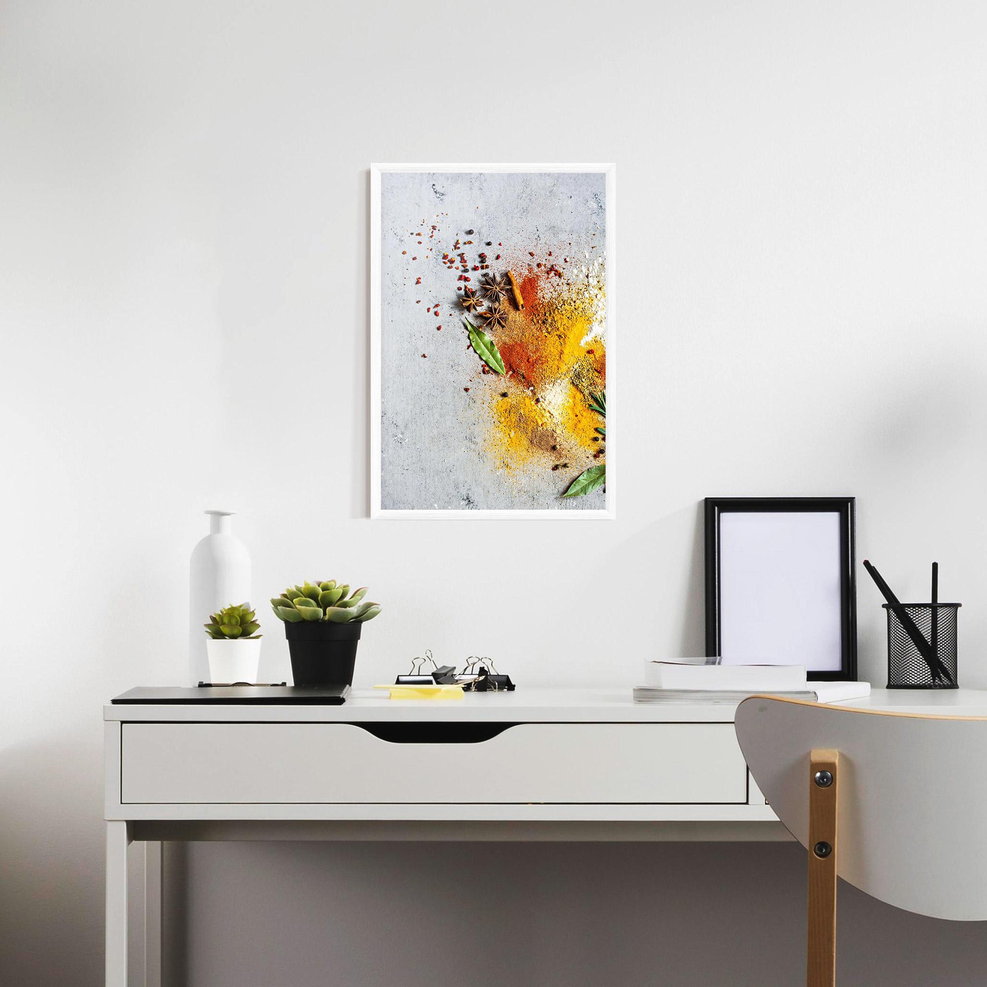 Poster Înrămat Spice Powders mockup 7