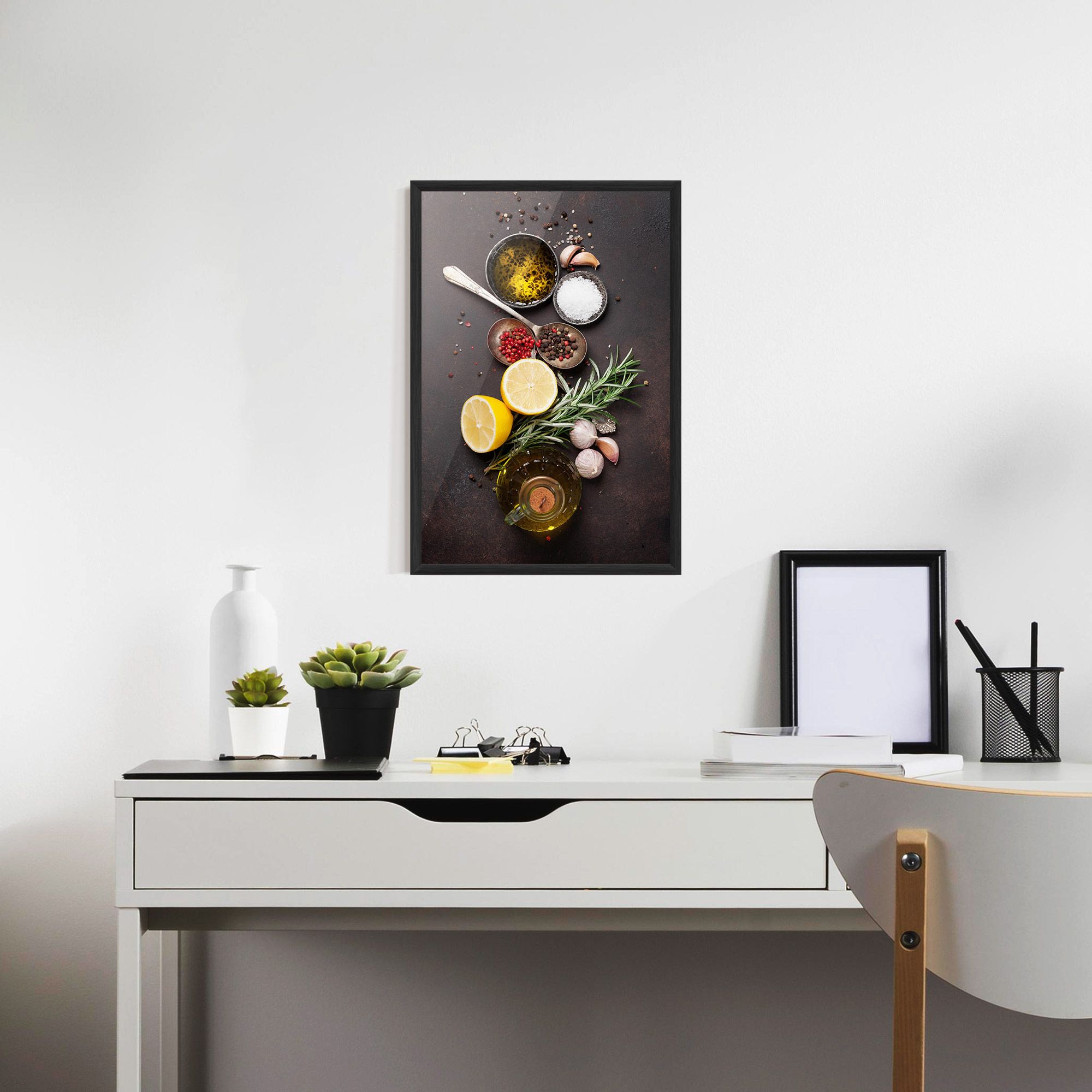 Spices On Stone Table mockup 7