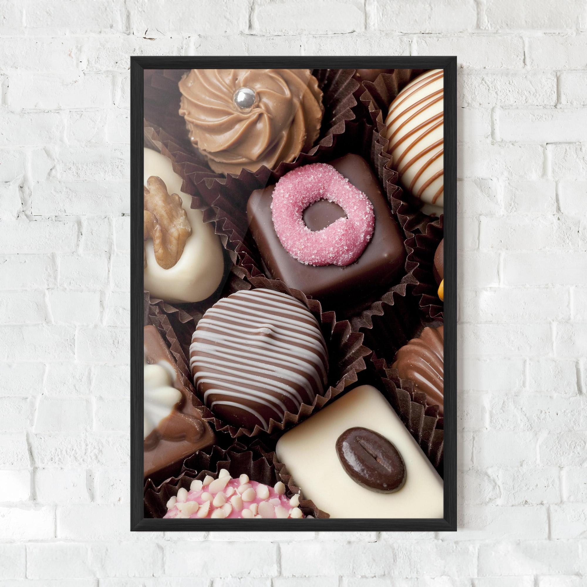 Poster Înrămat Chocolate Bonbons mockup 0
