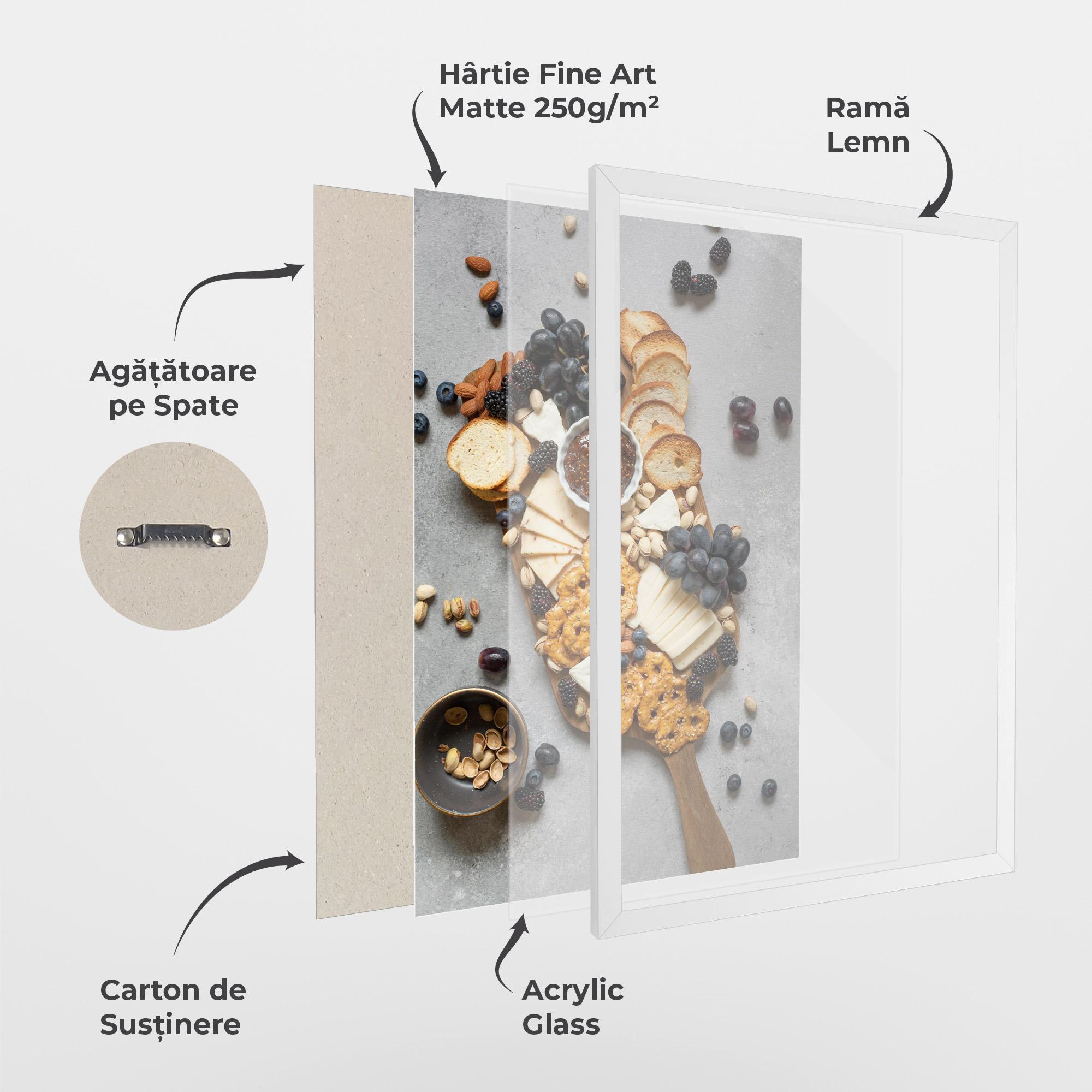 Poster Înrămat Appetizers mockup 1