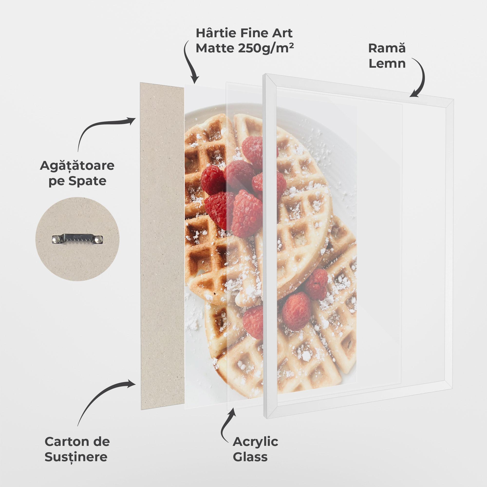 Poster Înrămat Morning Dessert mockup 1