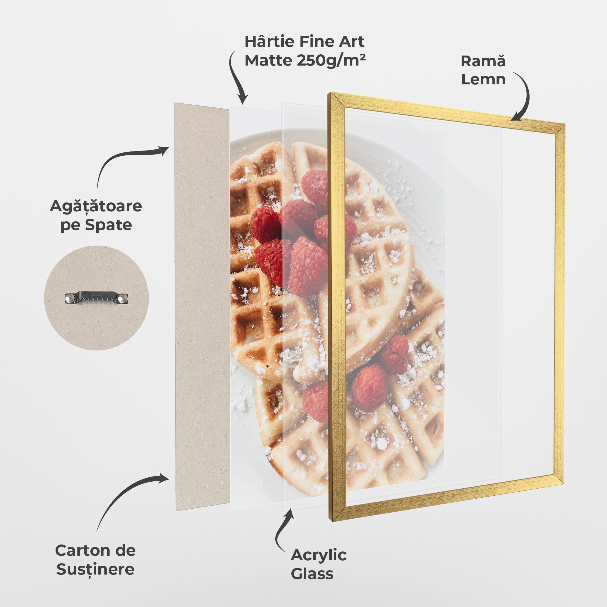 Poster Înrămat Morning Dessert mockup 1