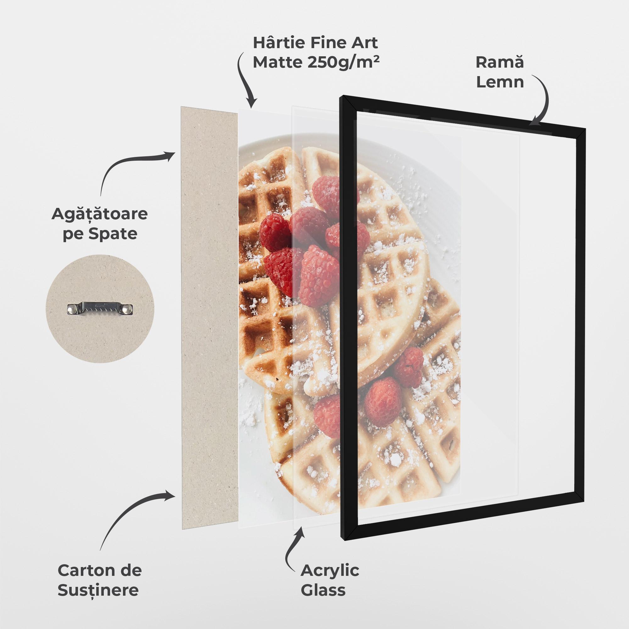 Poster Înrămat Morning Dessert mockup 1