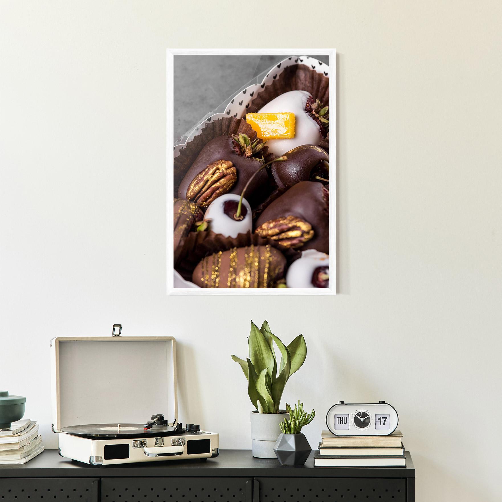 Poster Înrămat Chocolate Covered mockup 2