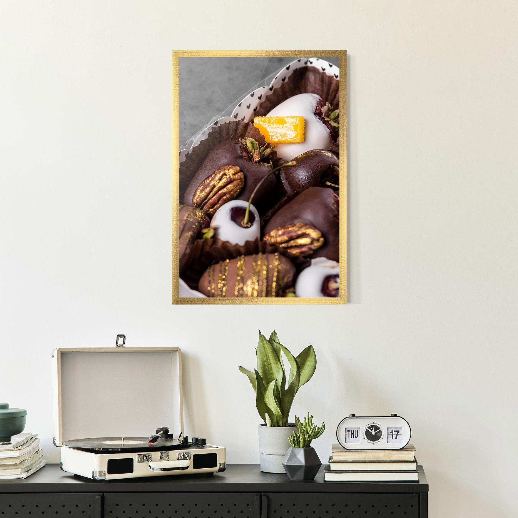 Poster Înrămat Chocolate Covered mockup 2