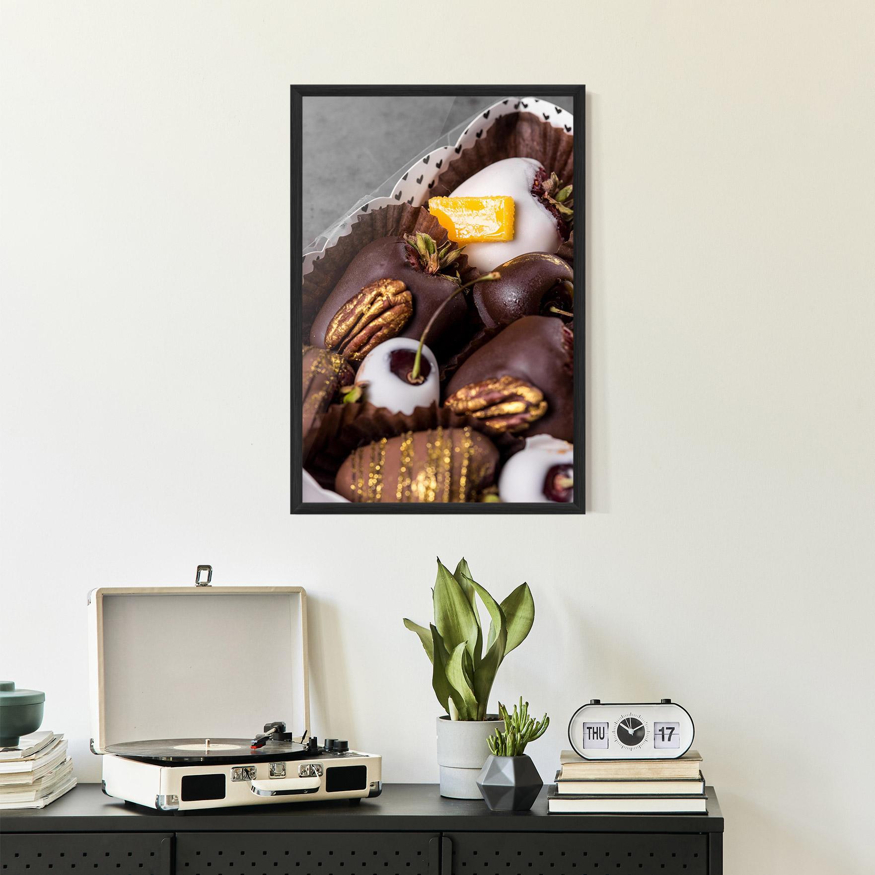 Poster Înrămat Chocolate Covered mockup 2