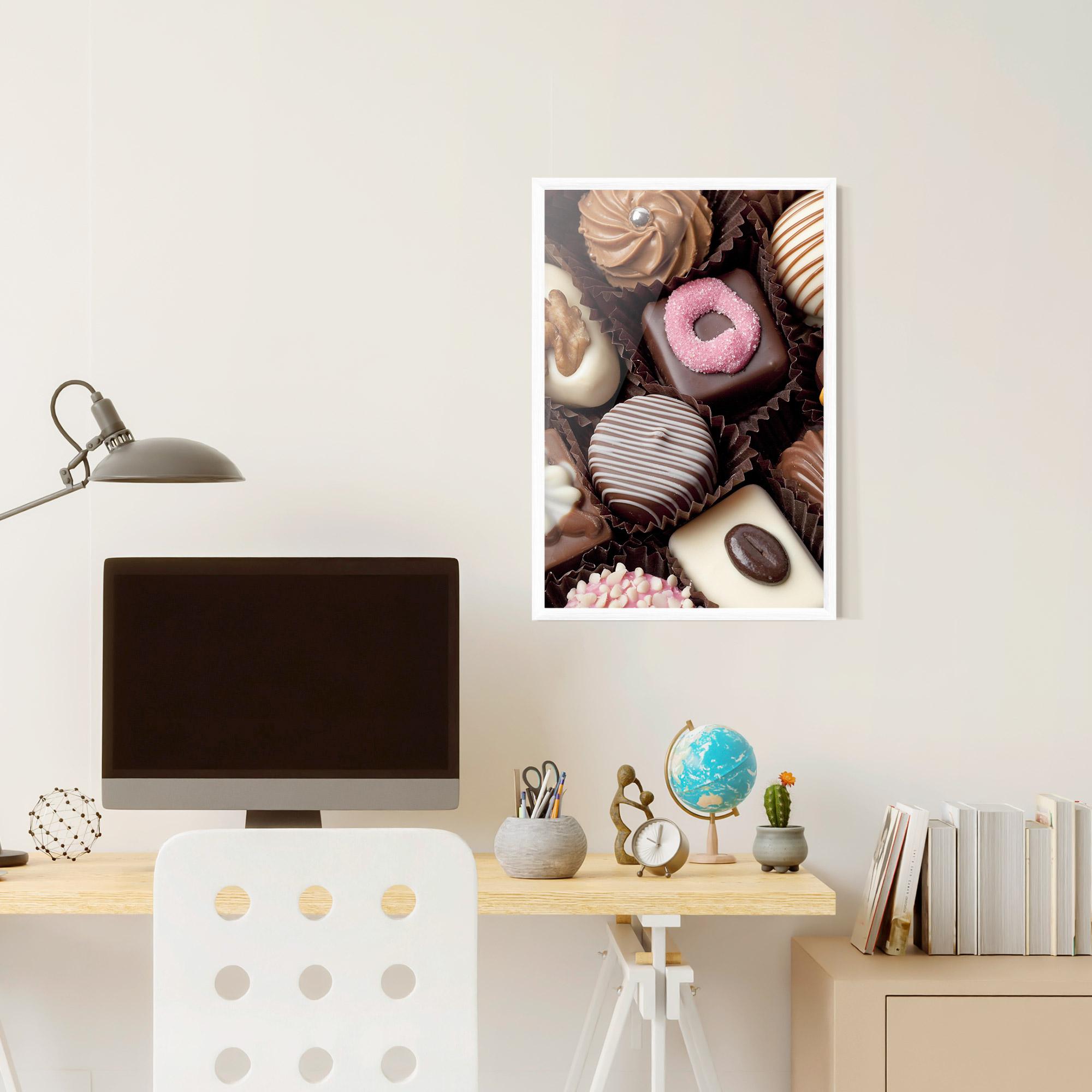 Poster Înrămat Chocolate Bonbons mockup 6