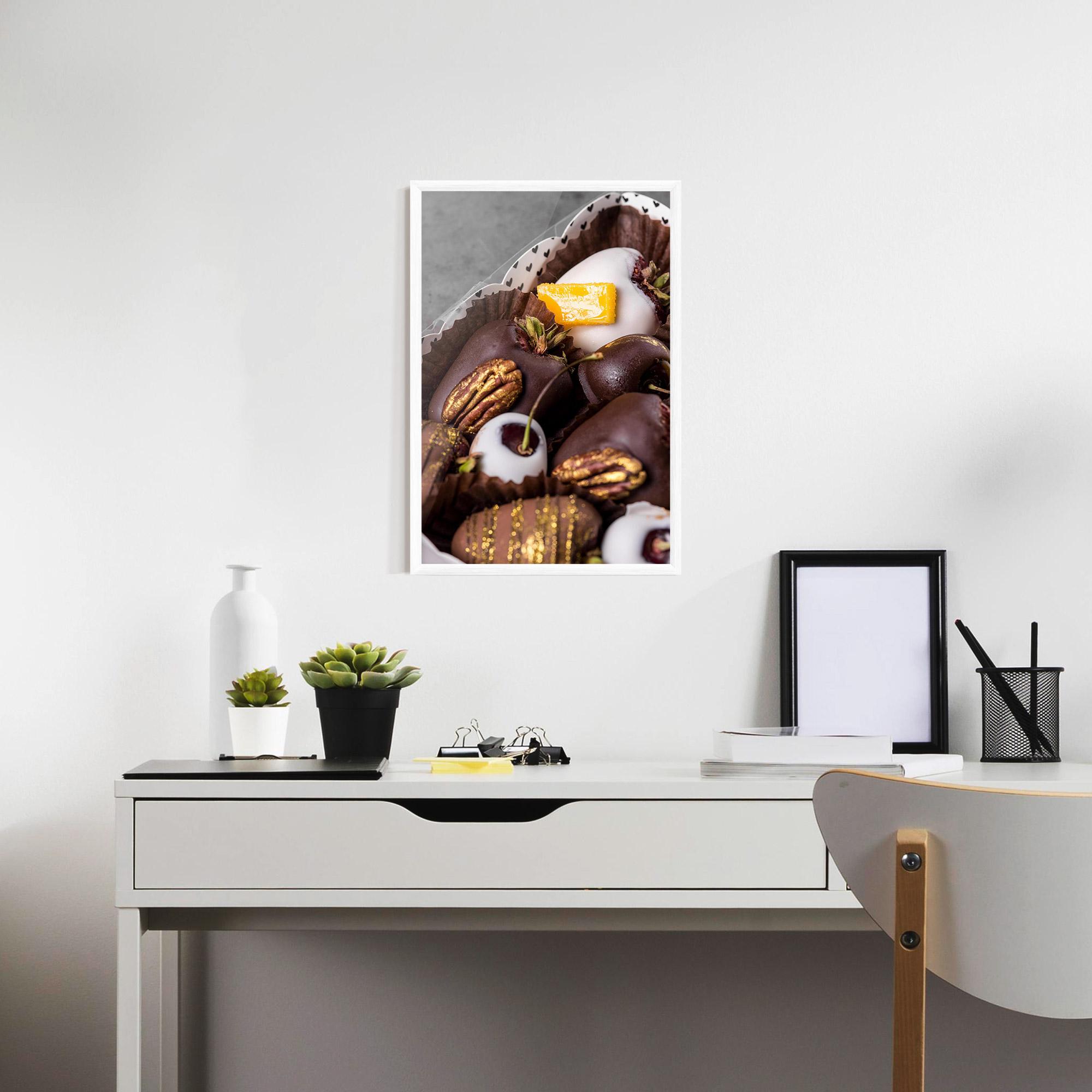 Poster Înrămat Chocolate Covered mockup 7