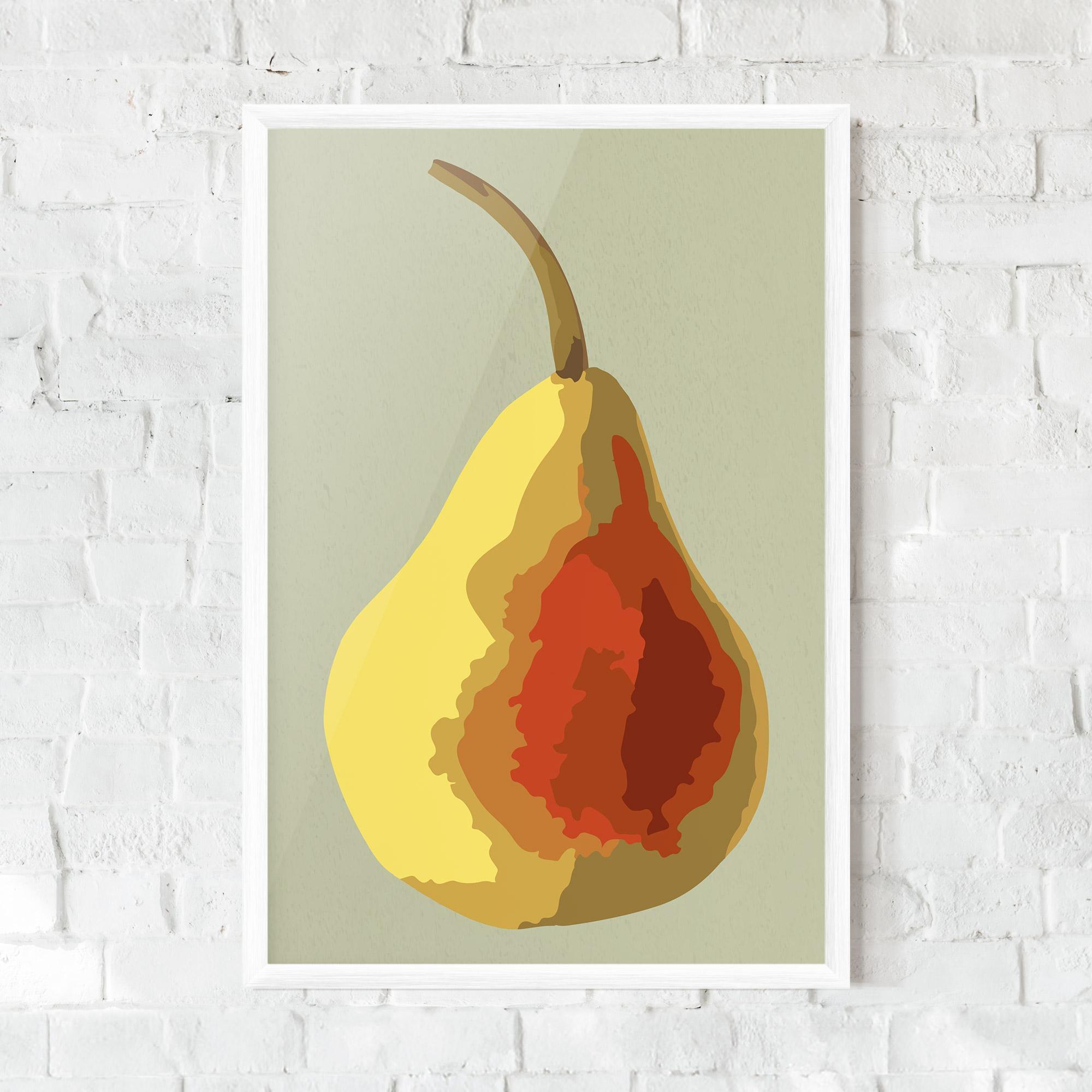 Poster Înrămat Pear Art mockup 0
