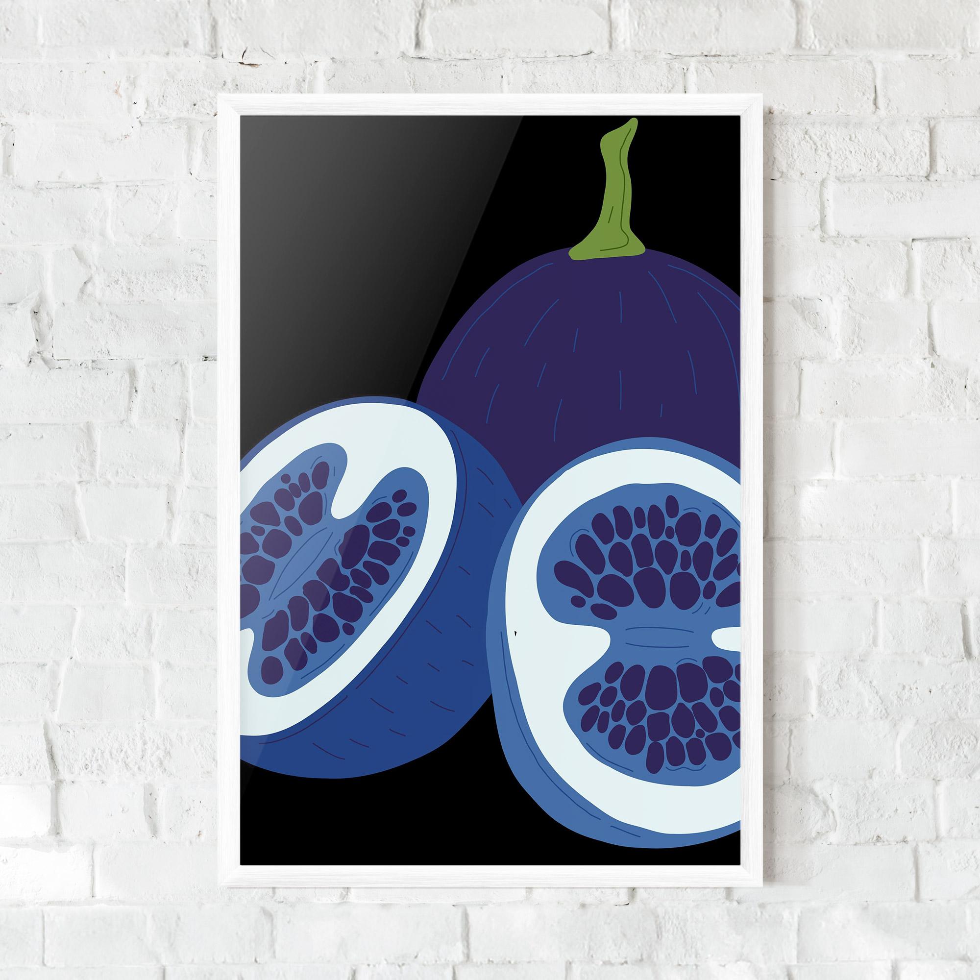 Poster Înrămat Purple Fruit mockup 0
