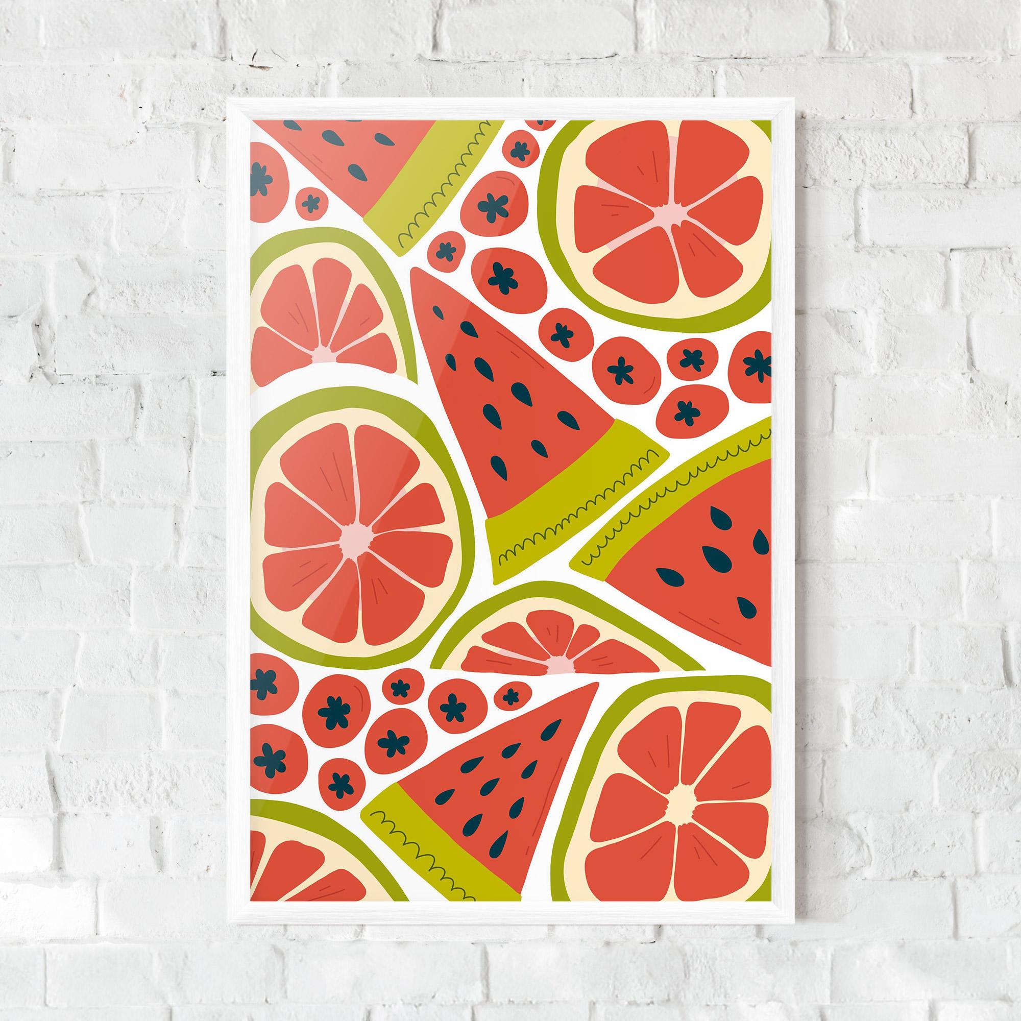 Poster Înrămat Watermelon mockup 0