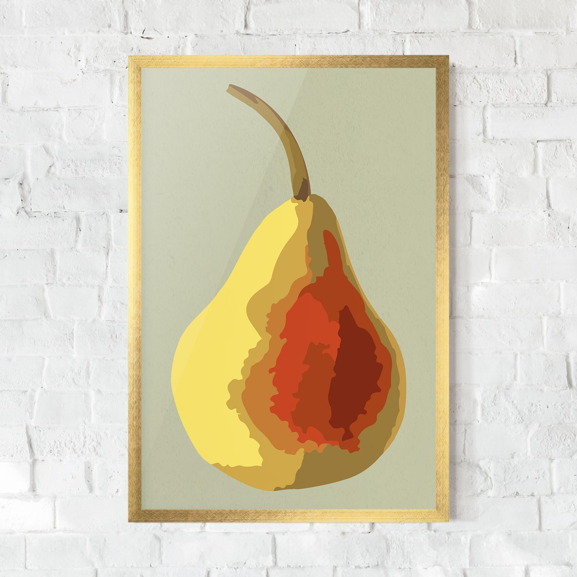 Poster Înrămat Pear Art mockup 0