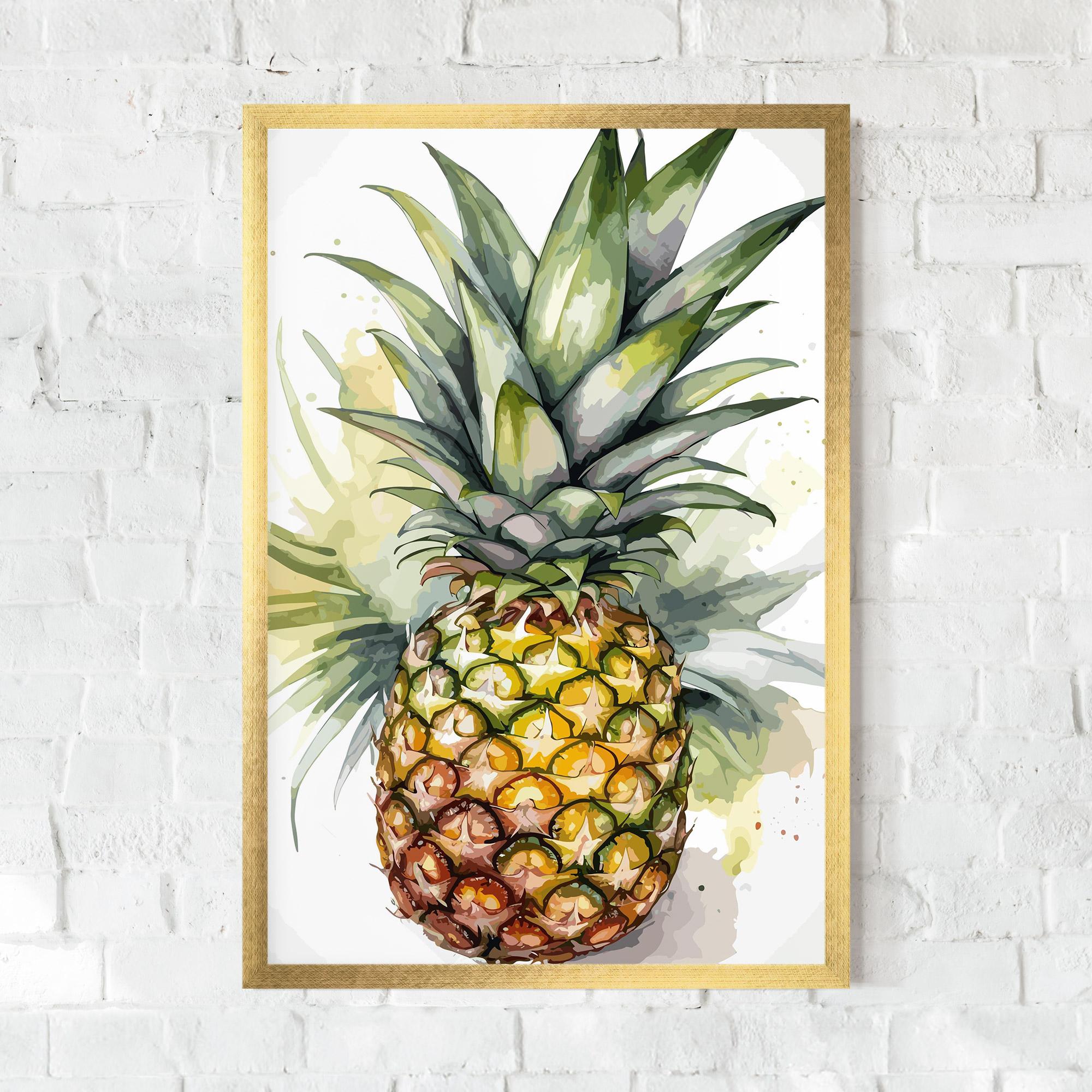 Poster Înrămat Pineapple mockup 0