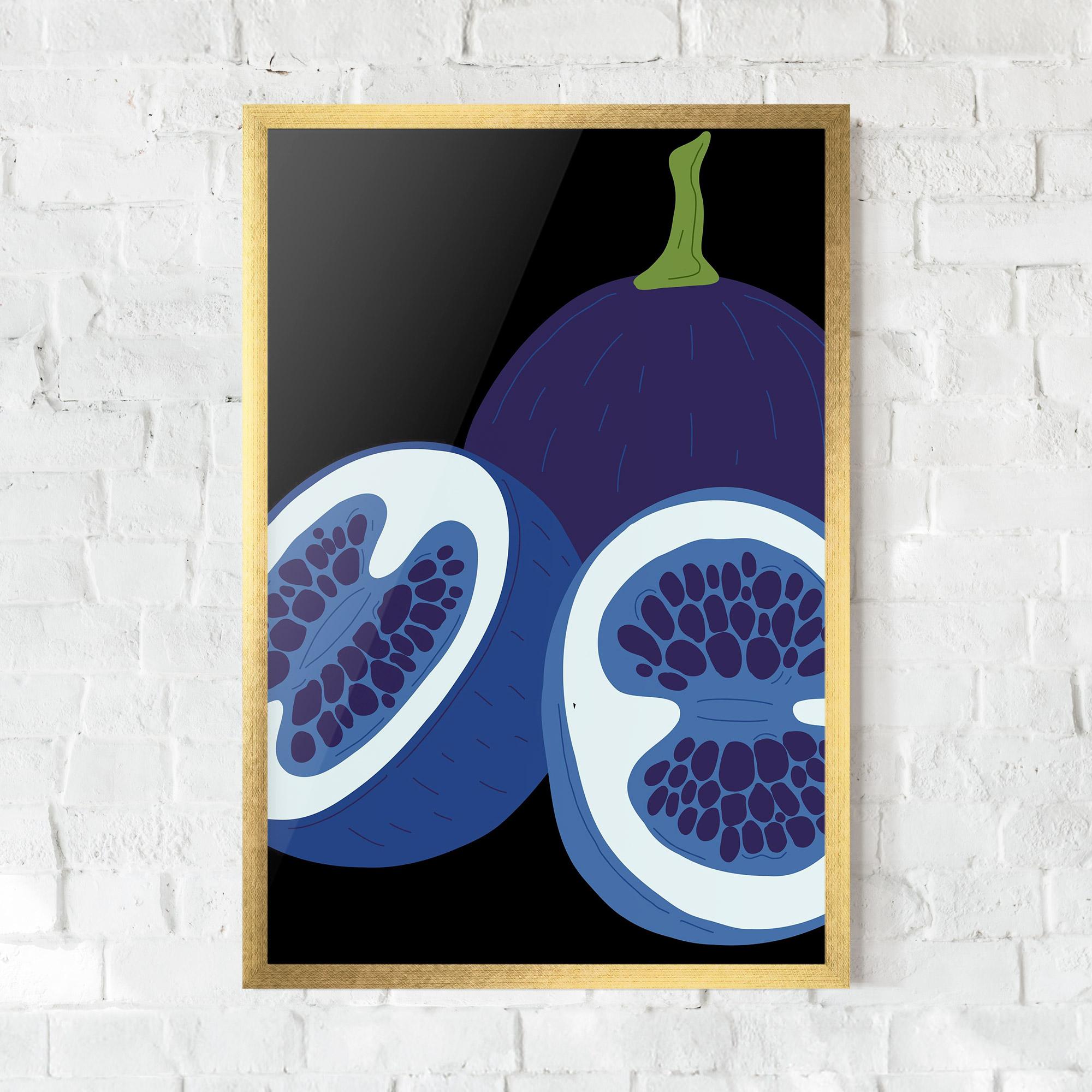 Poster Înrămat Purple Fruit mockup 0