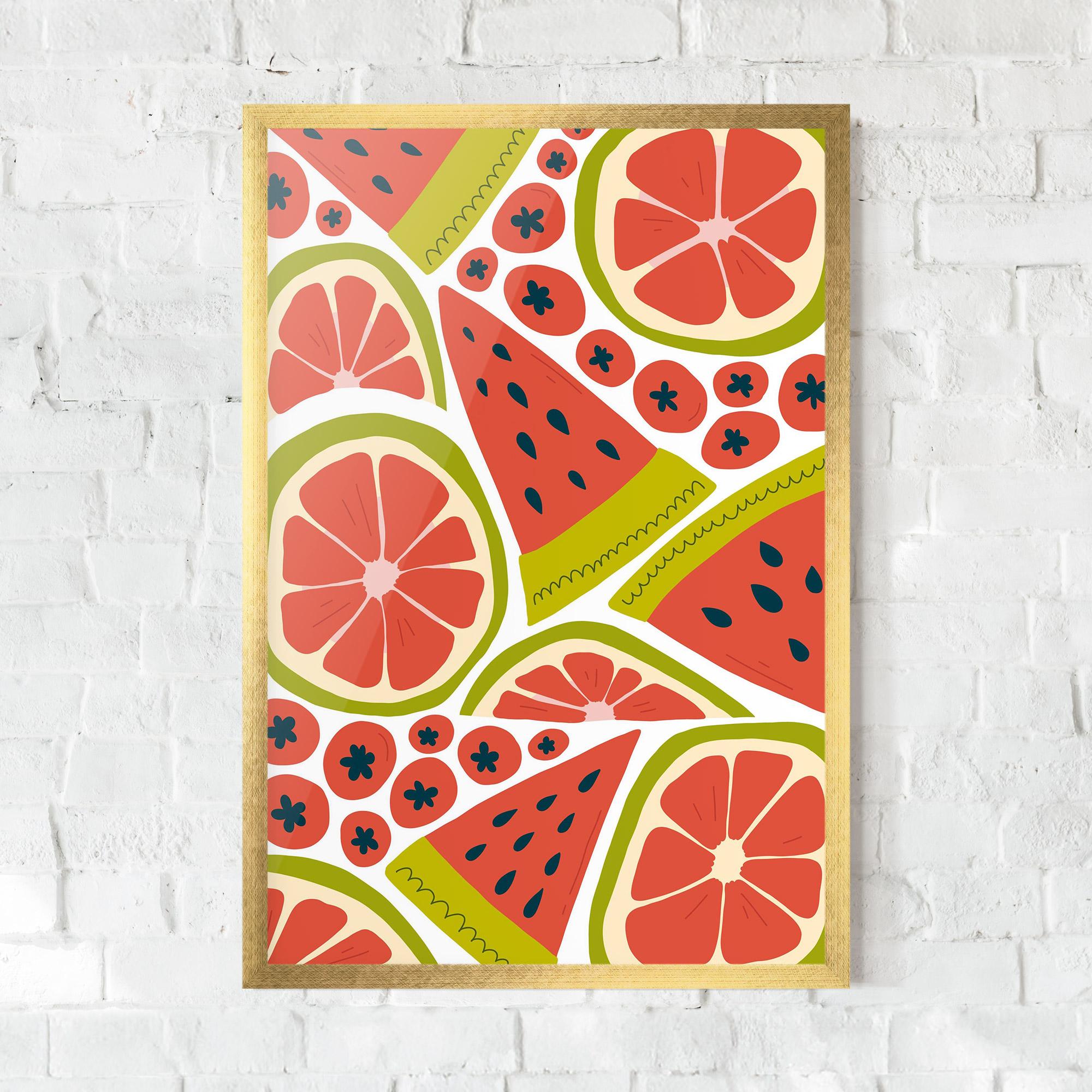 Poster Înrămat Watermelon mockup 0