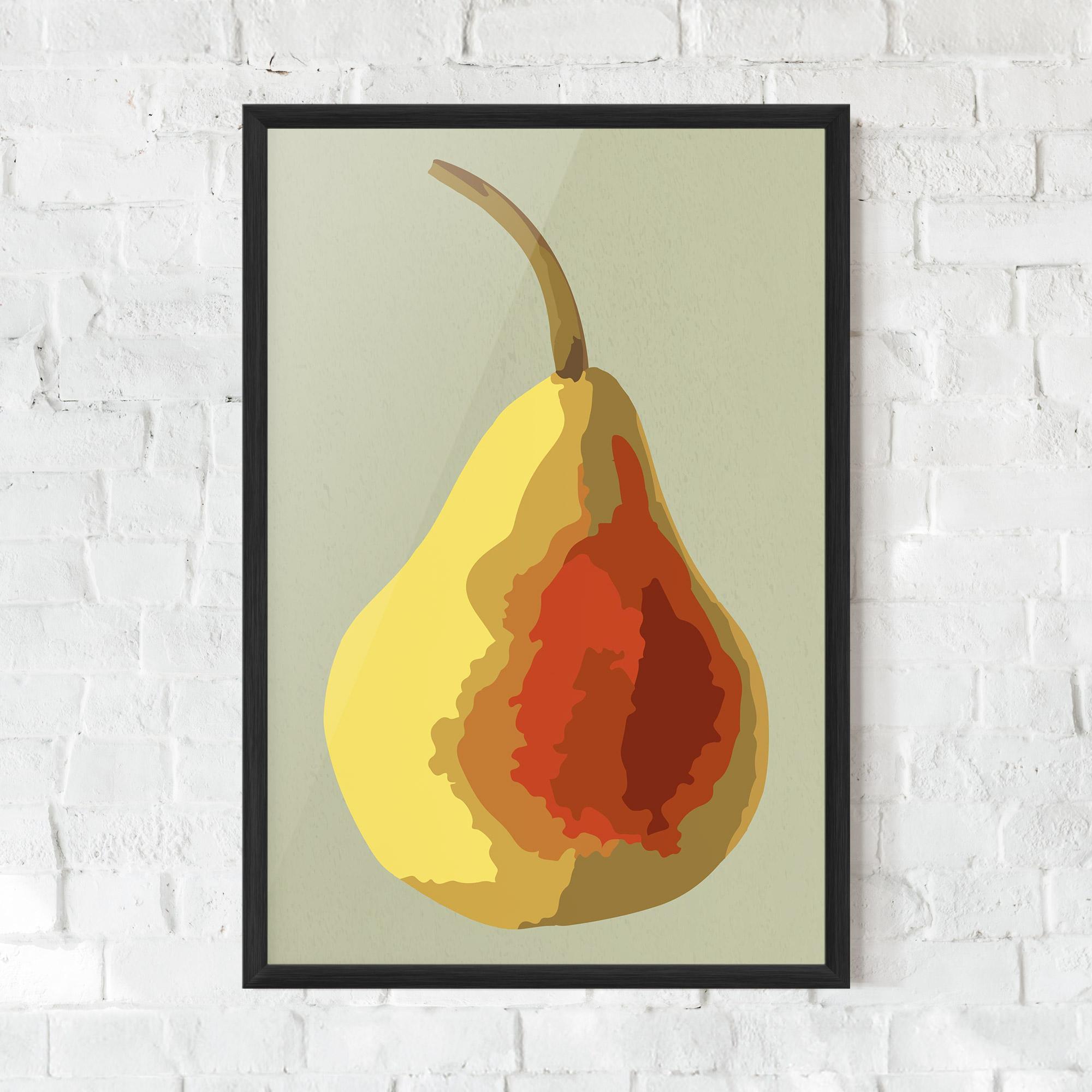 Poster Înrămat Pear Art mockup 0