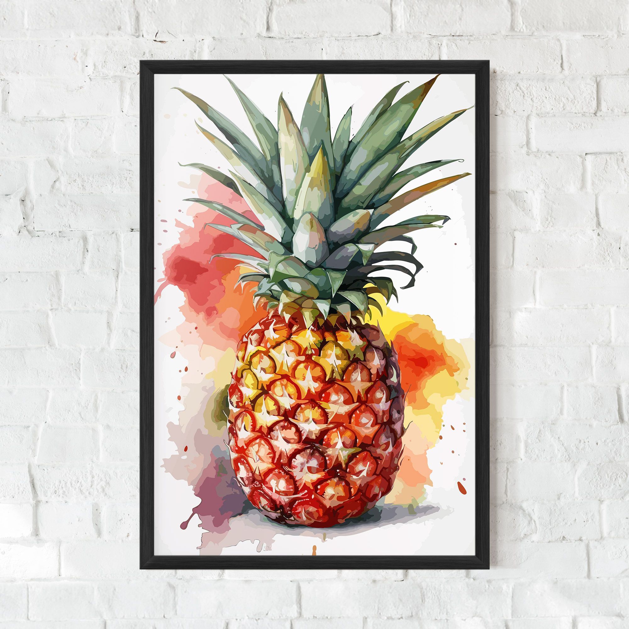 Pineapple Watercolor mockup 0