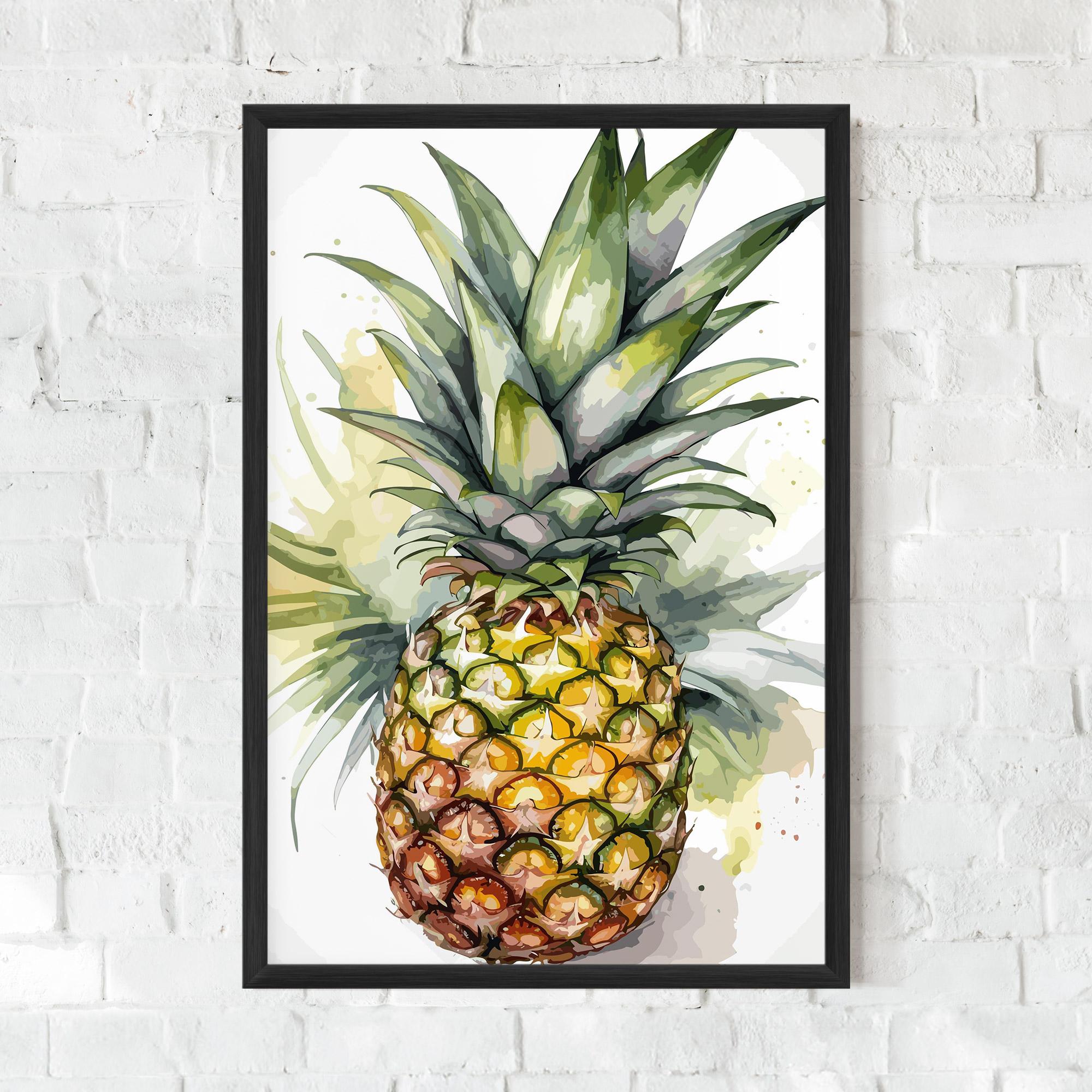Poster Înrămat Pineapple mockup 0