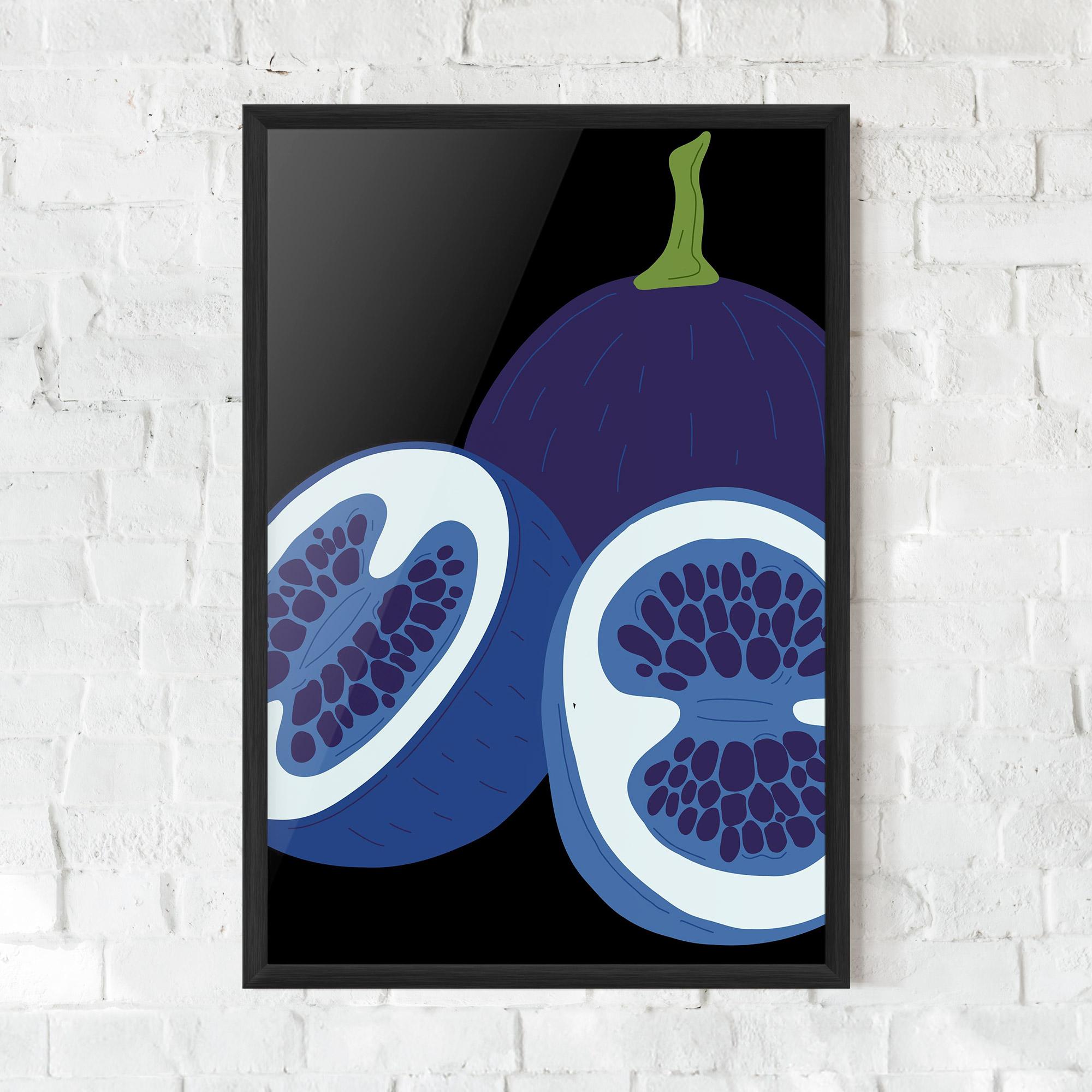 Poster Înrămat Purple Fruit mockup 0