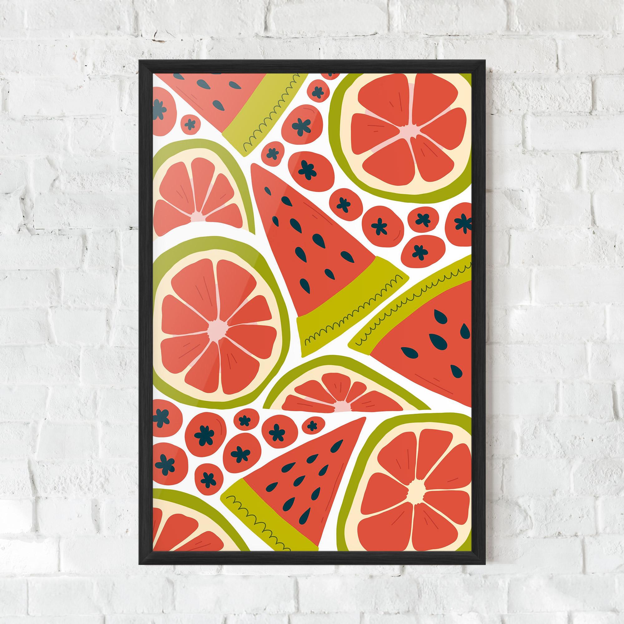 Poster Înrămat Watermelon mockup 0