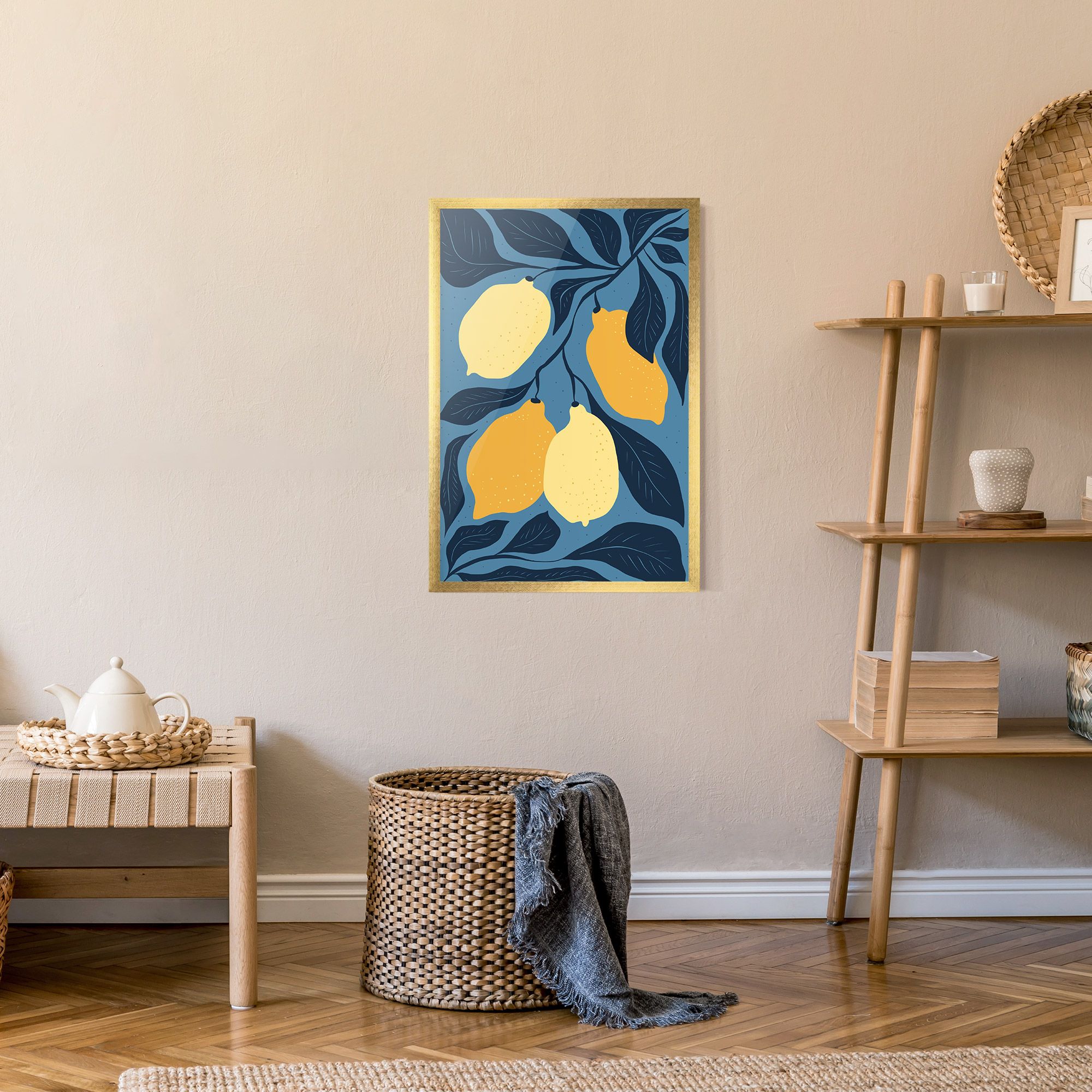 Lemon On Blue mockup 9
