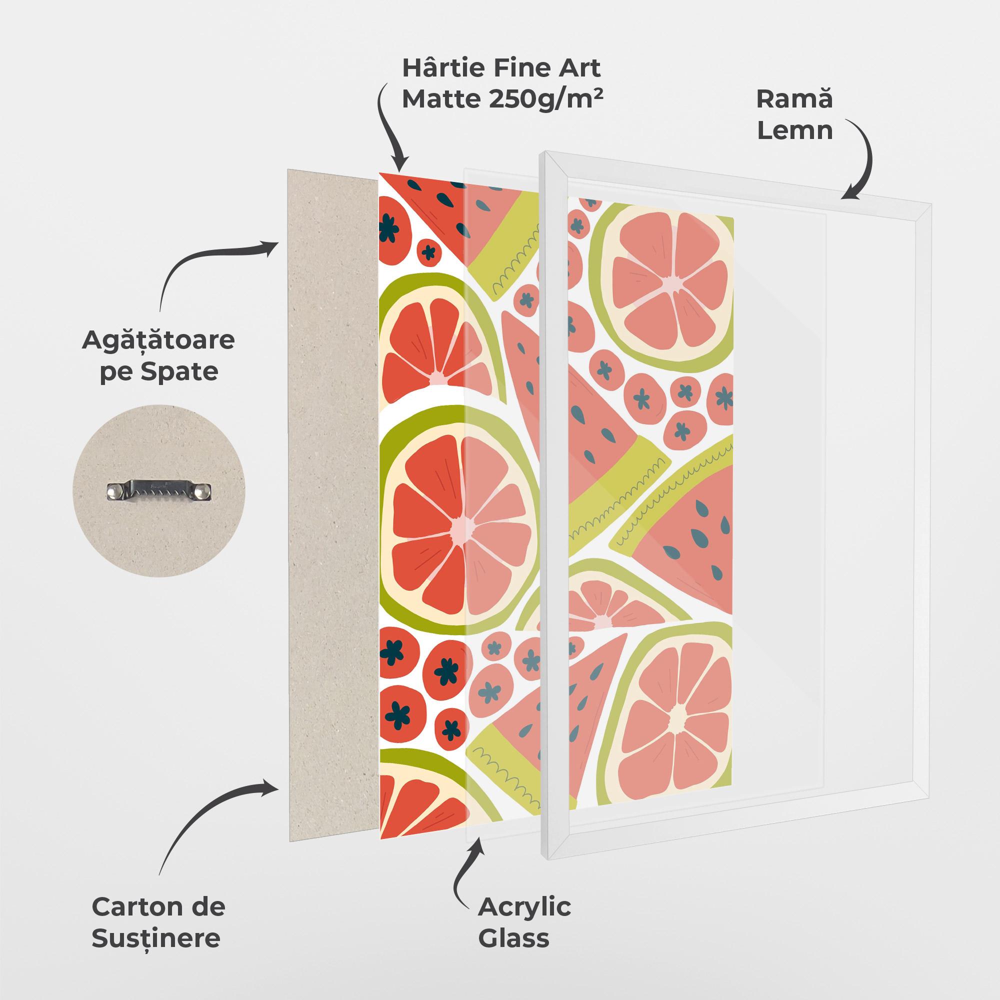 Poster Înrămat Watermelon mockup 1