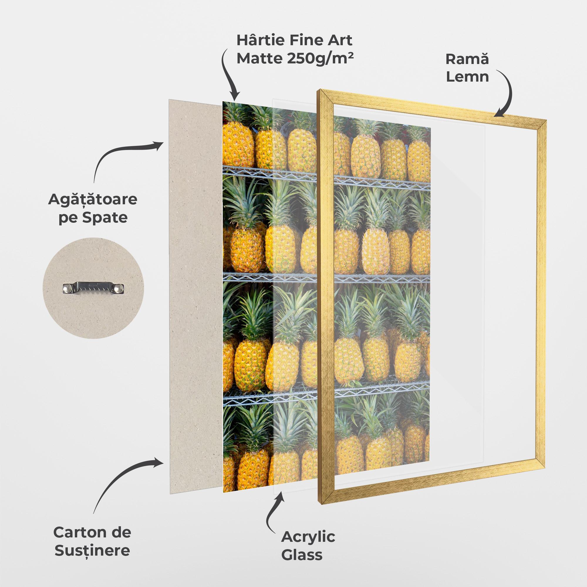 Poster Înrămat Pineapple Express mockup 1