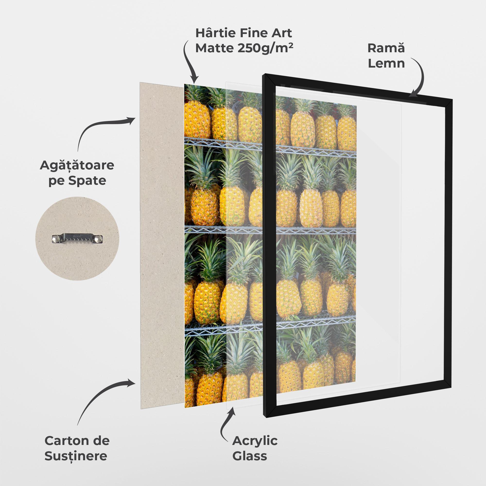 Poster Înrămat Pineapple Express mockup 1