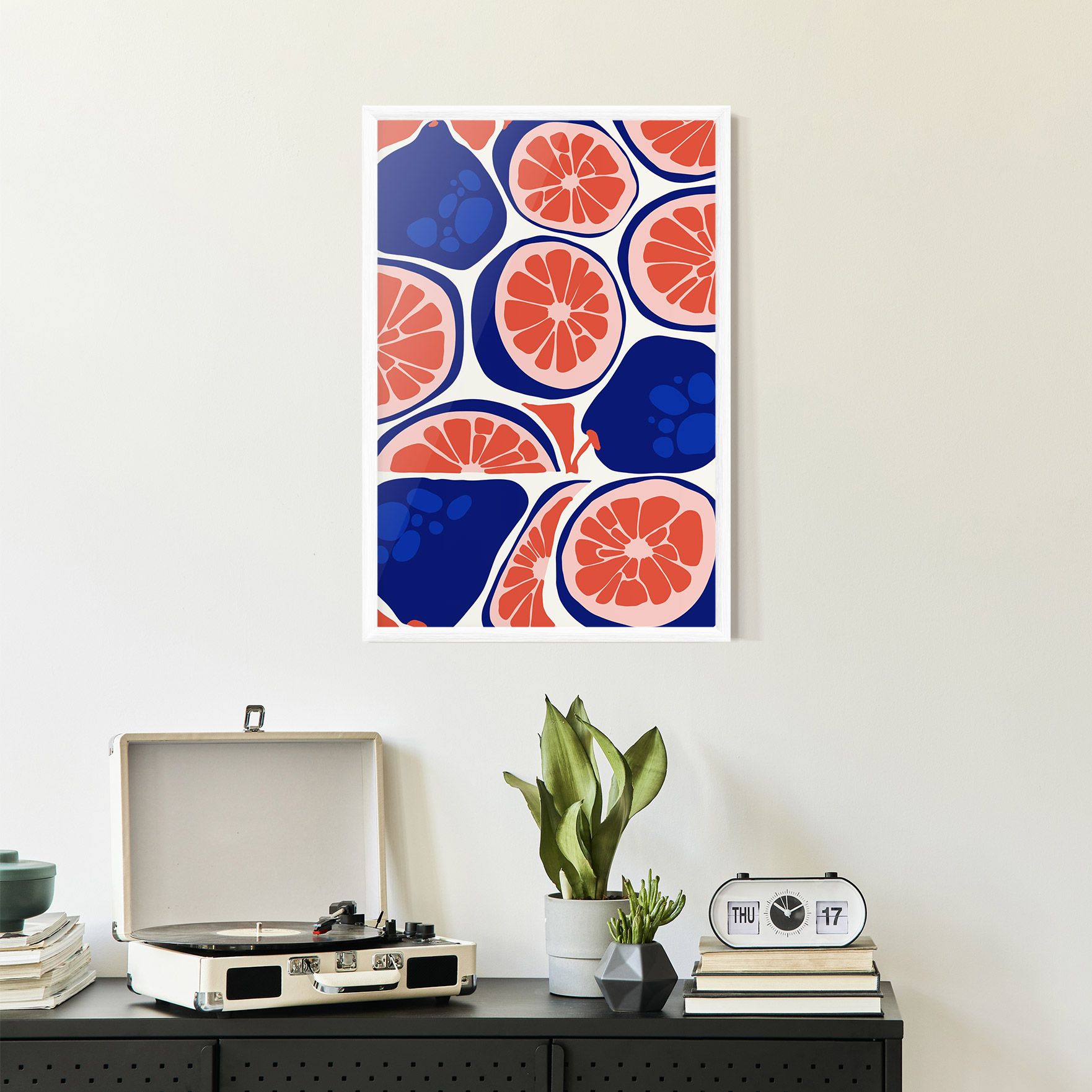 Blue Pink Fruit mockup 2