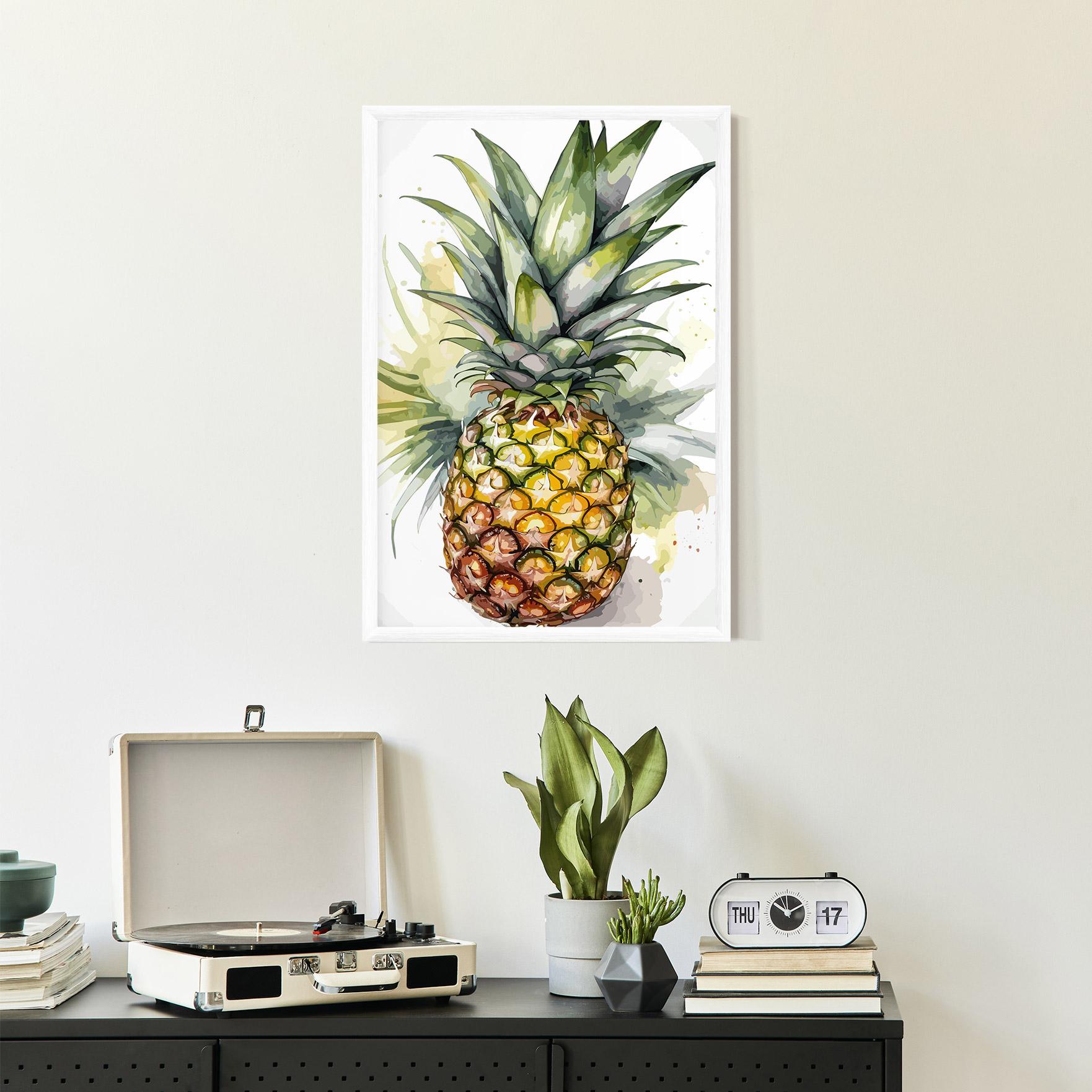 Poster Înrămat Pineapple mockup 2