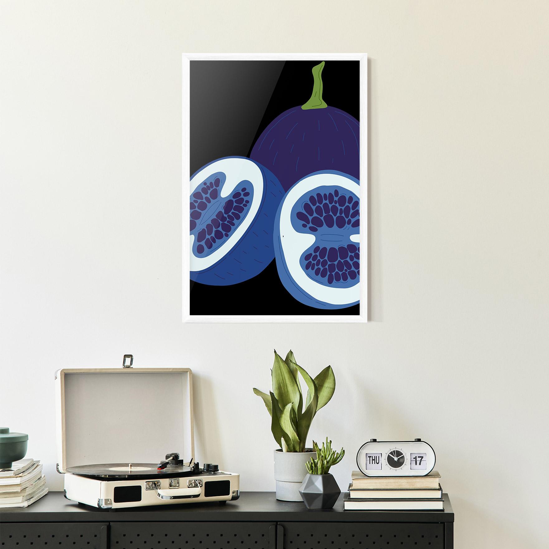 Poster Înrămat Purple Fruit mockup 2