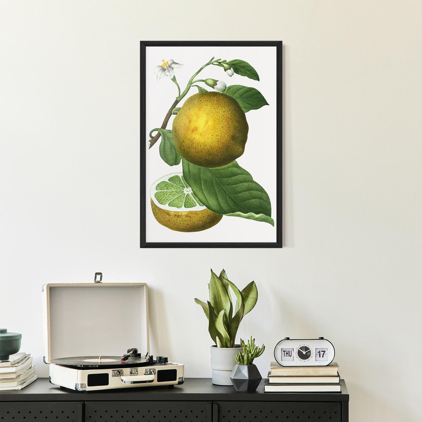 Poster Înrămat Lime Flower mockup 2