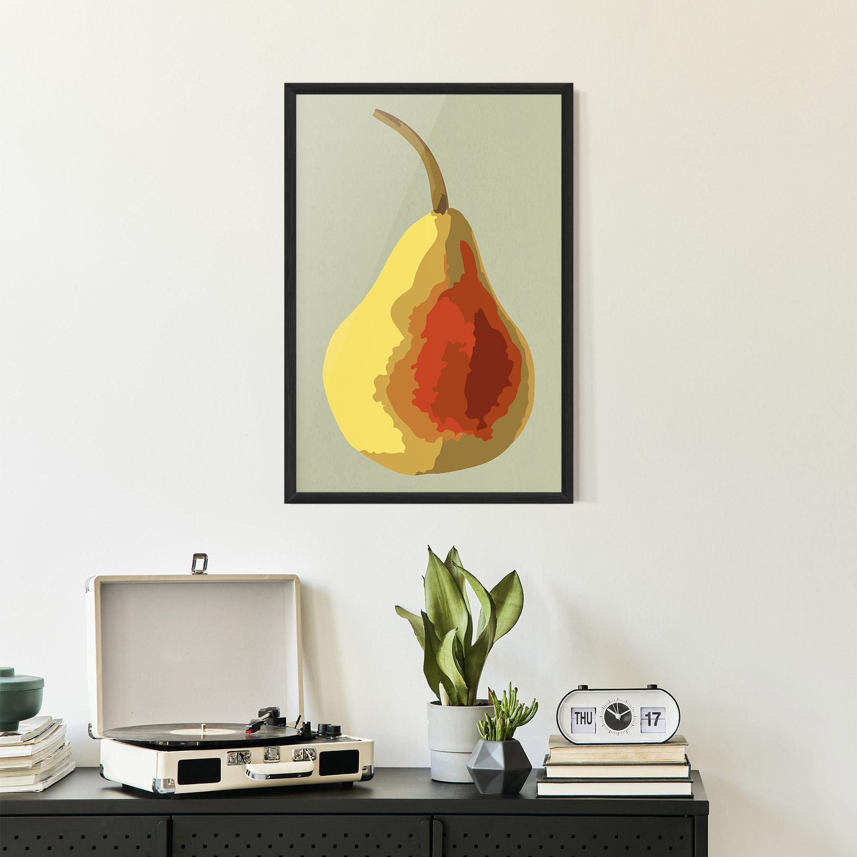 Poster Înrămat Pear Art mockup 2