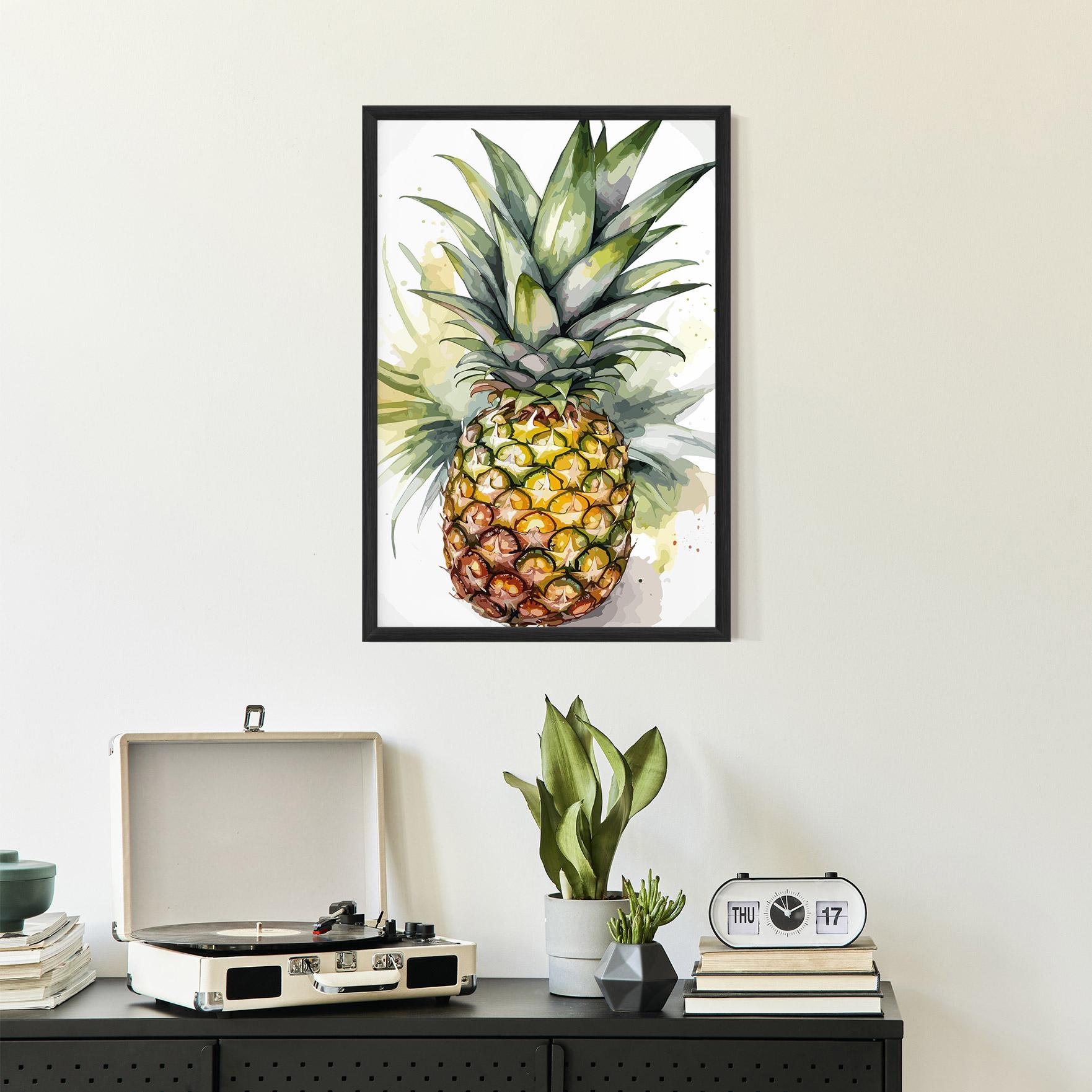 Poster Înrămat Pineapple mockup 2