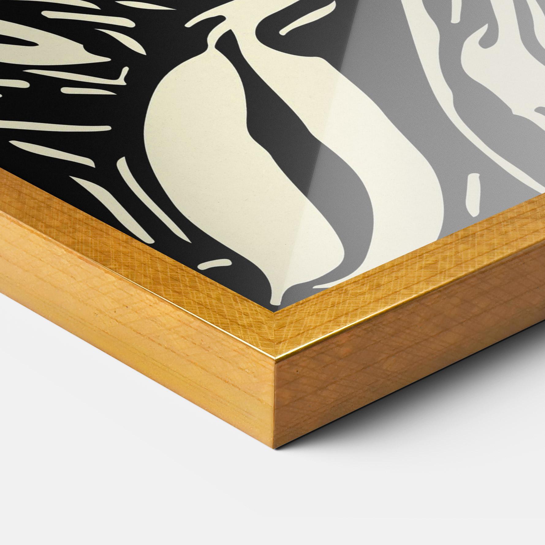 Poster Înrămat Green Apple mockup 3