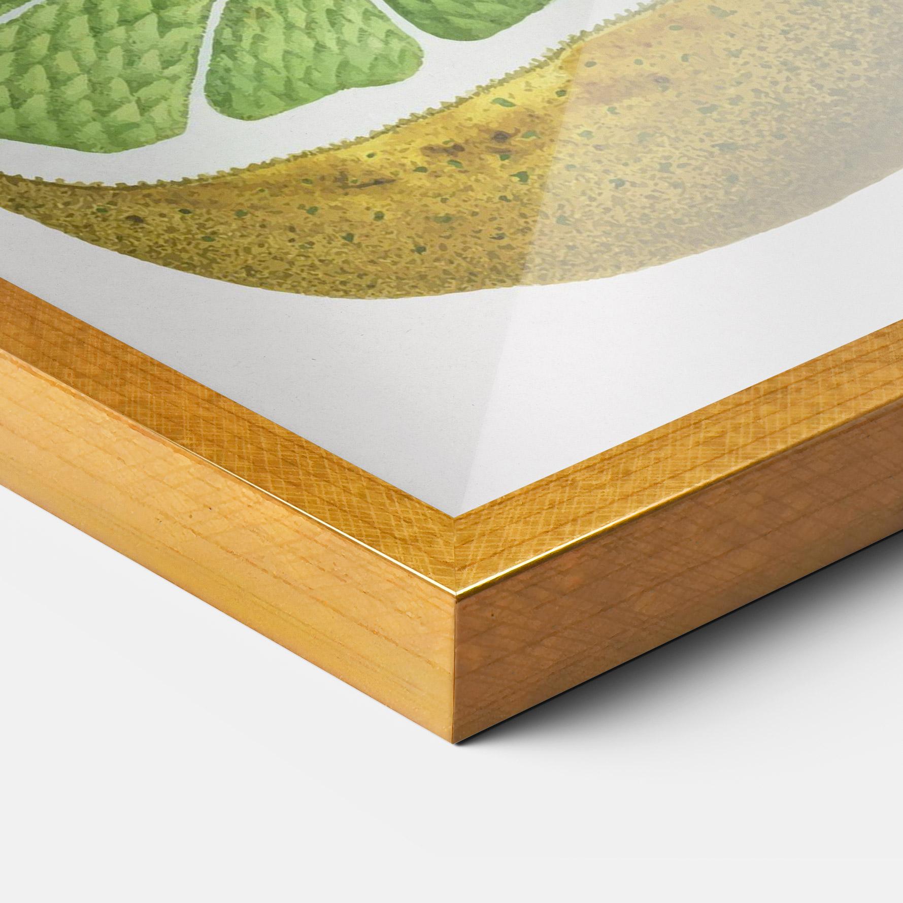 Poster Înrămat Lime Flower mockup 3