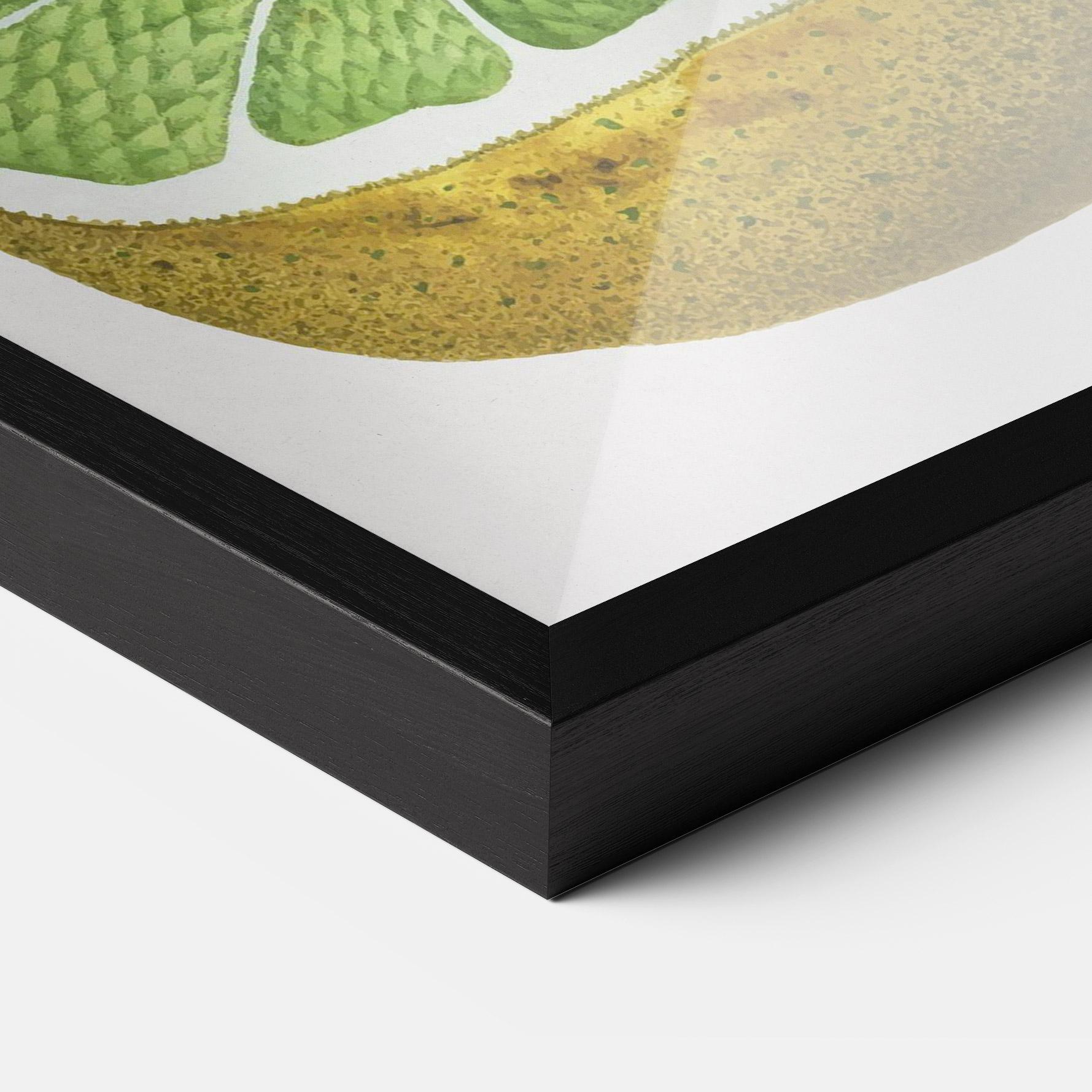 Poster Înrămat Lime Flower mockup 3