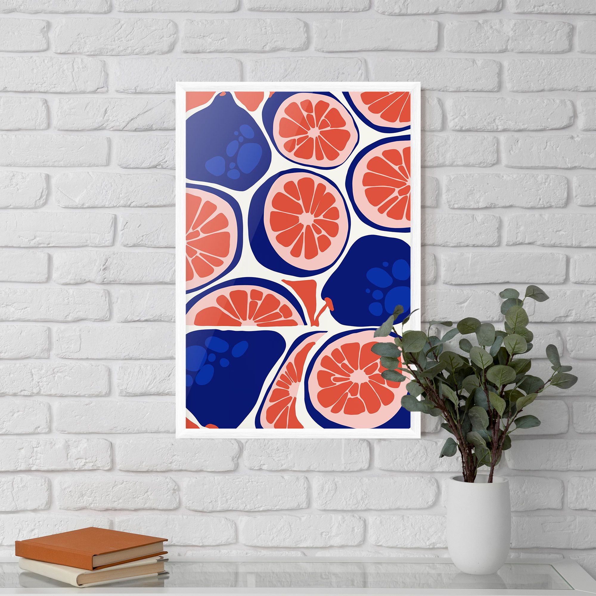 Blue Pink Fruit mockup 5