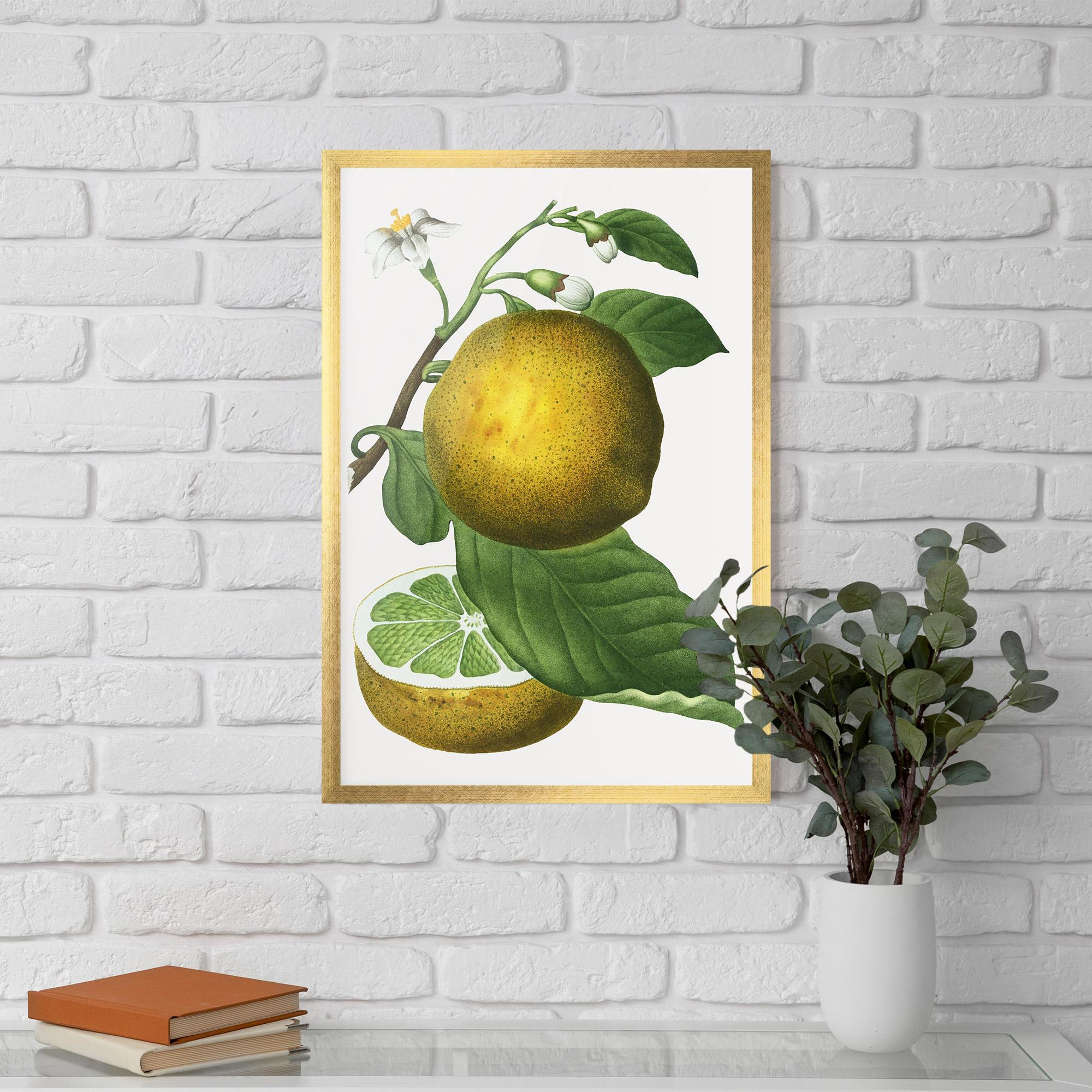 Poster Înrămat Lime Flower mockup 5