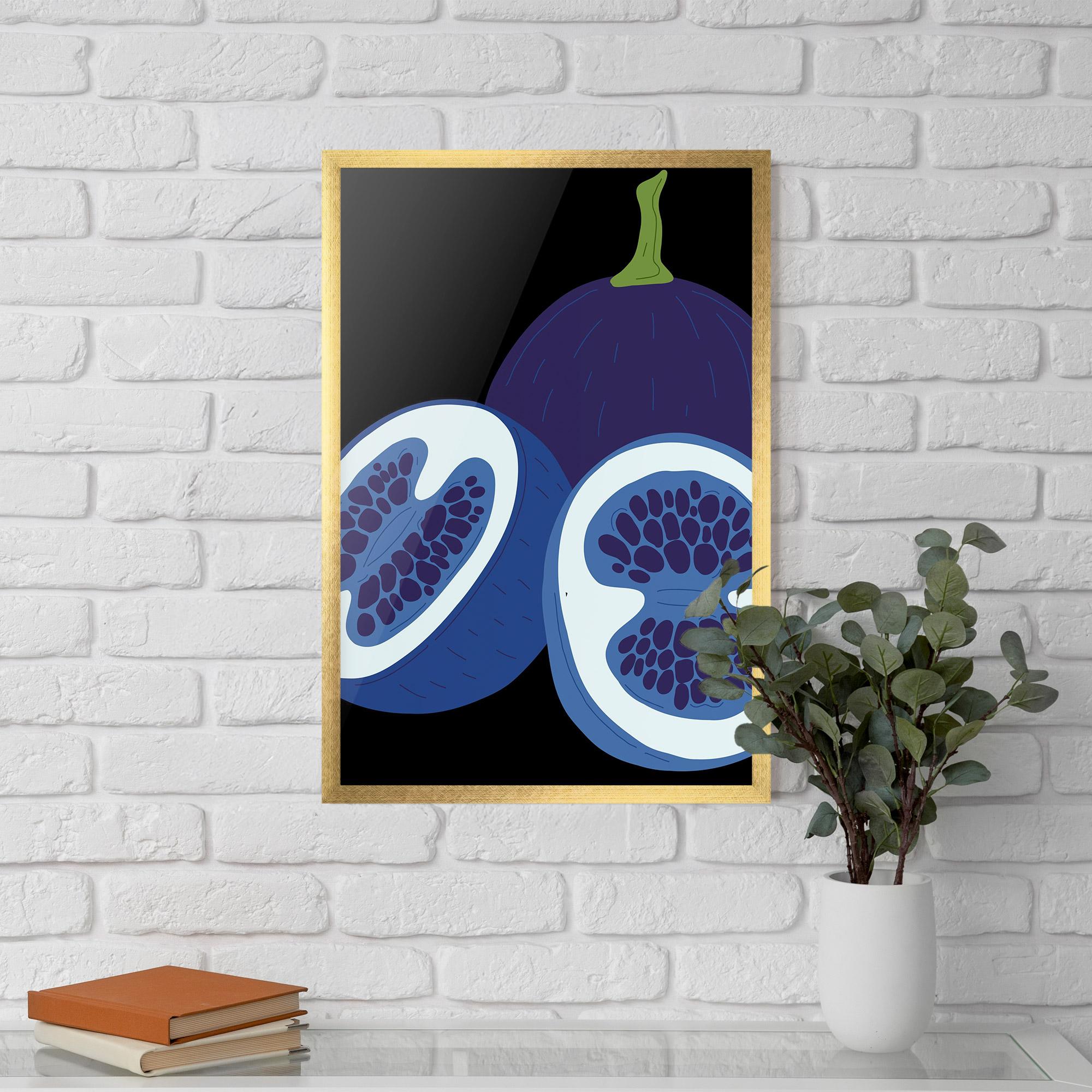 Poster Înrămat Purple Fruit mockup 5
