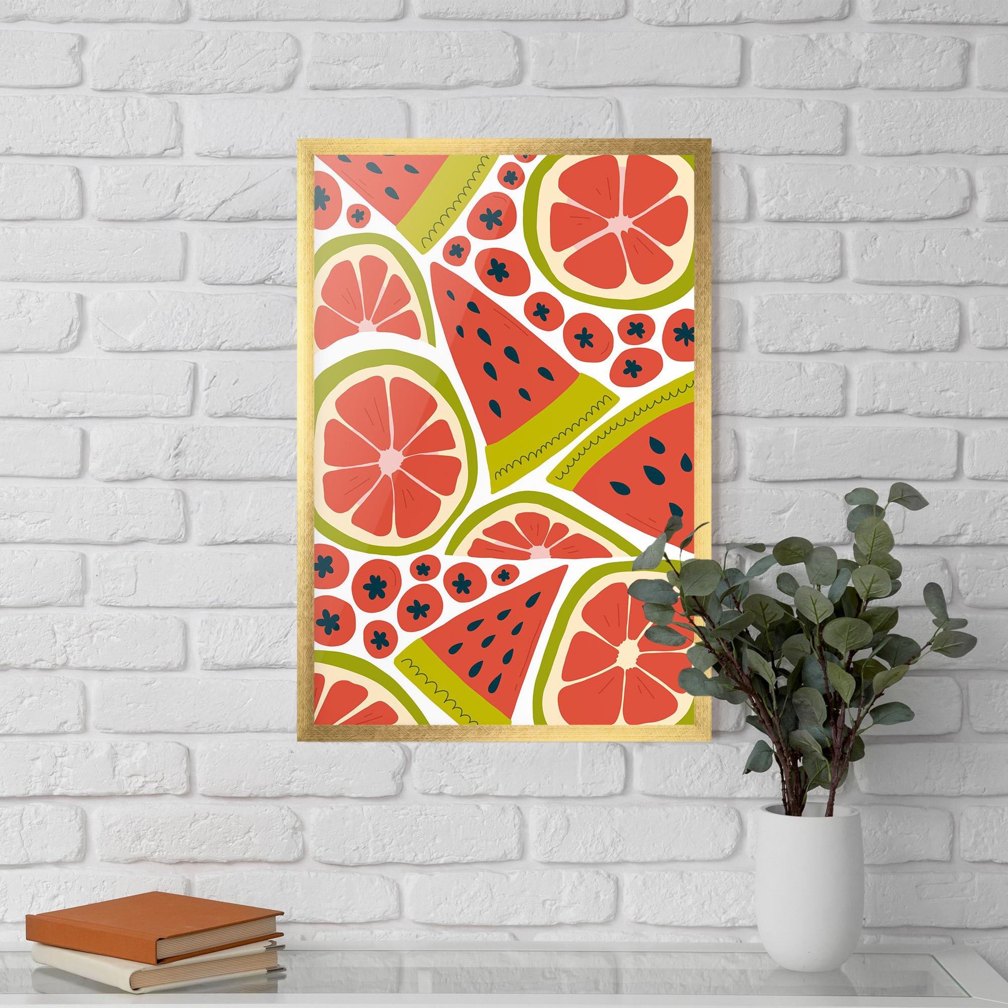 Poster Înrămat Watermelon mockup 5