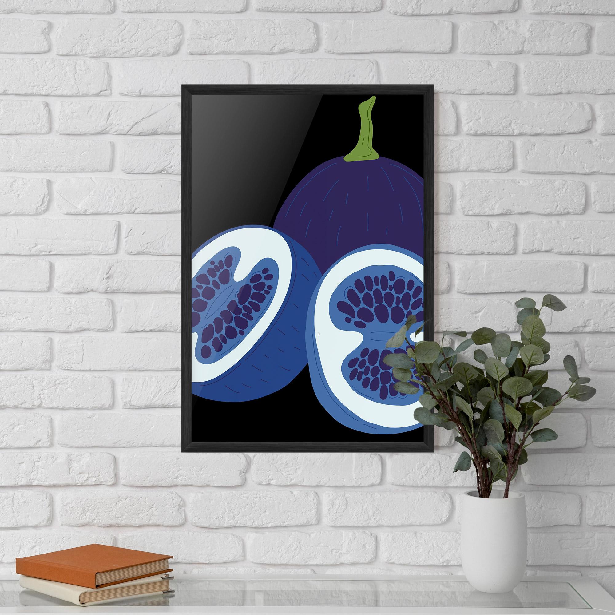 Poster Înrămat Purple Fruit mockup 5