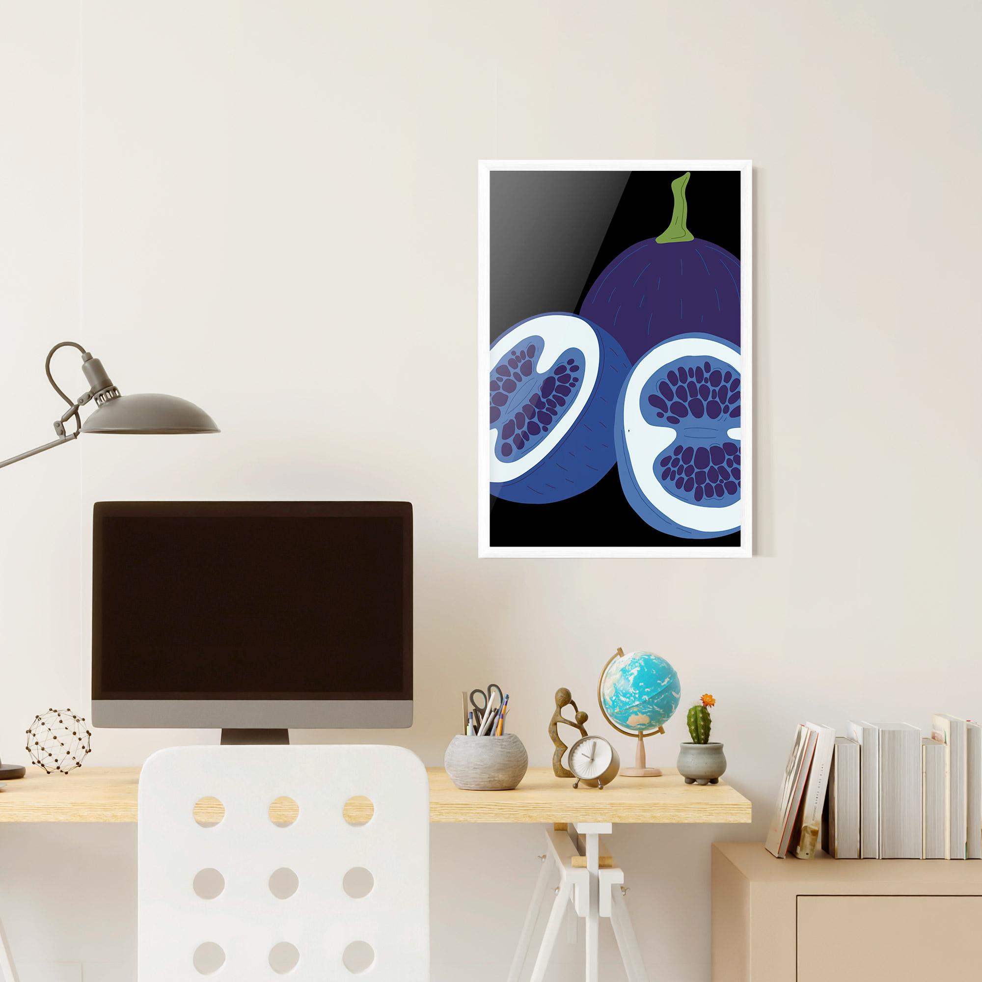 Poster Înrămat Purple Fruit mockup 6
