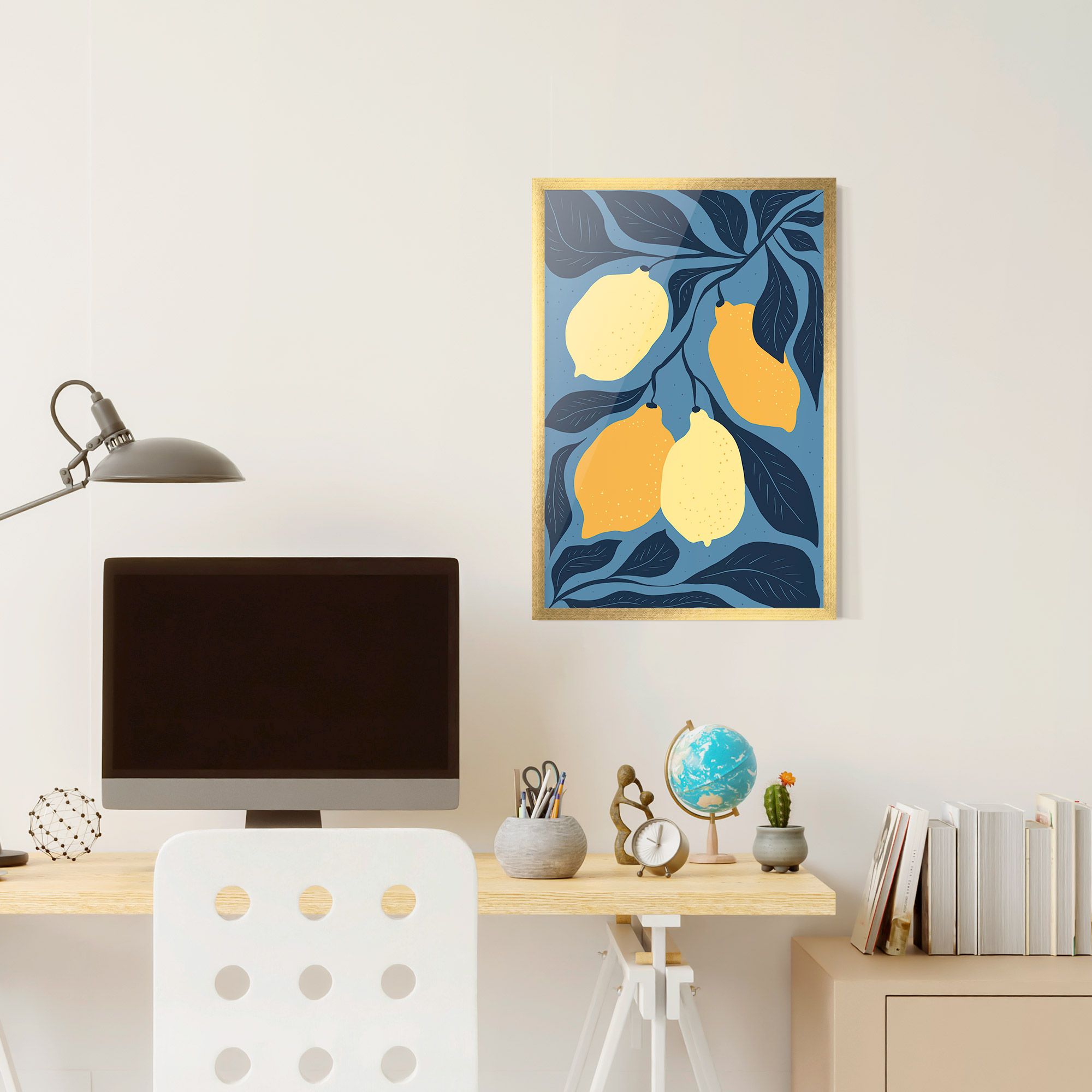 Lemon On Blue mockup 6