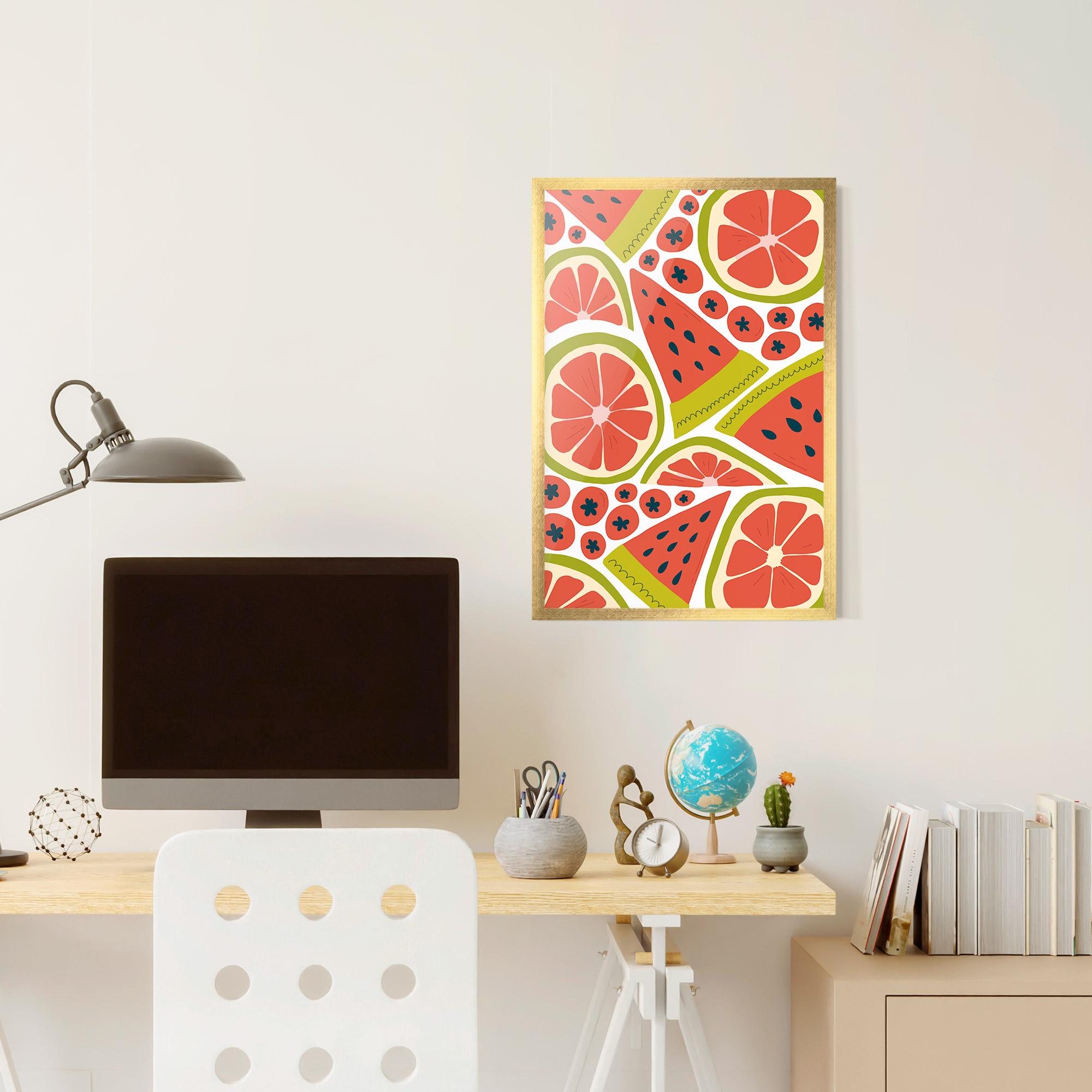 Poster Înrămat Watermelon mockup 6