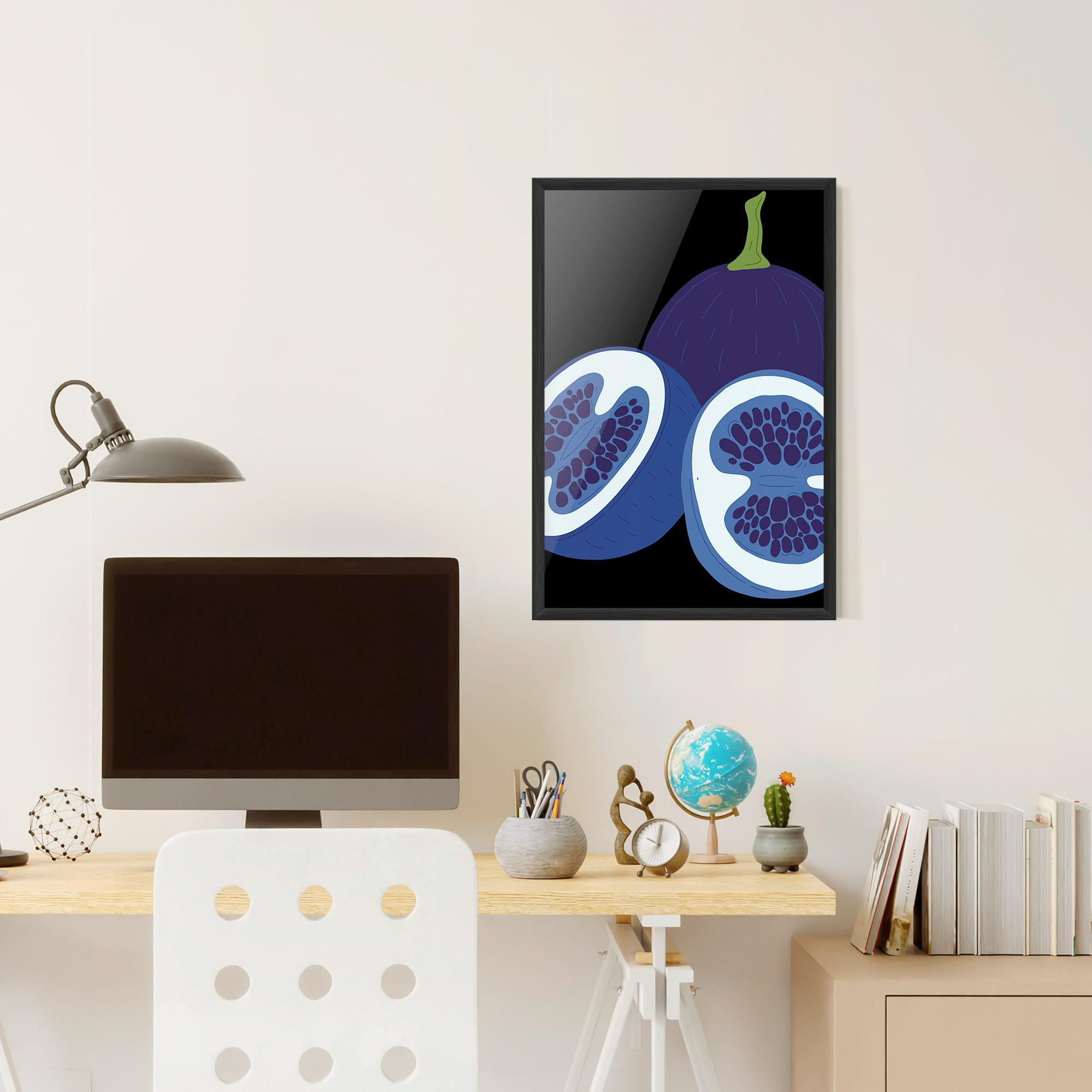 Poster Înrămat Purple Fruit mockup 6