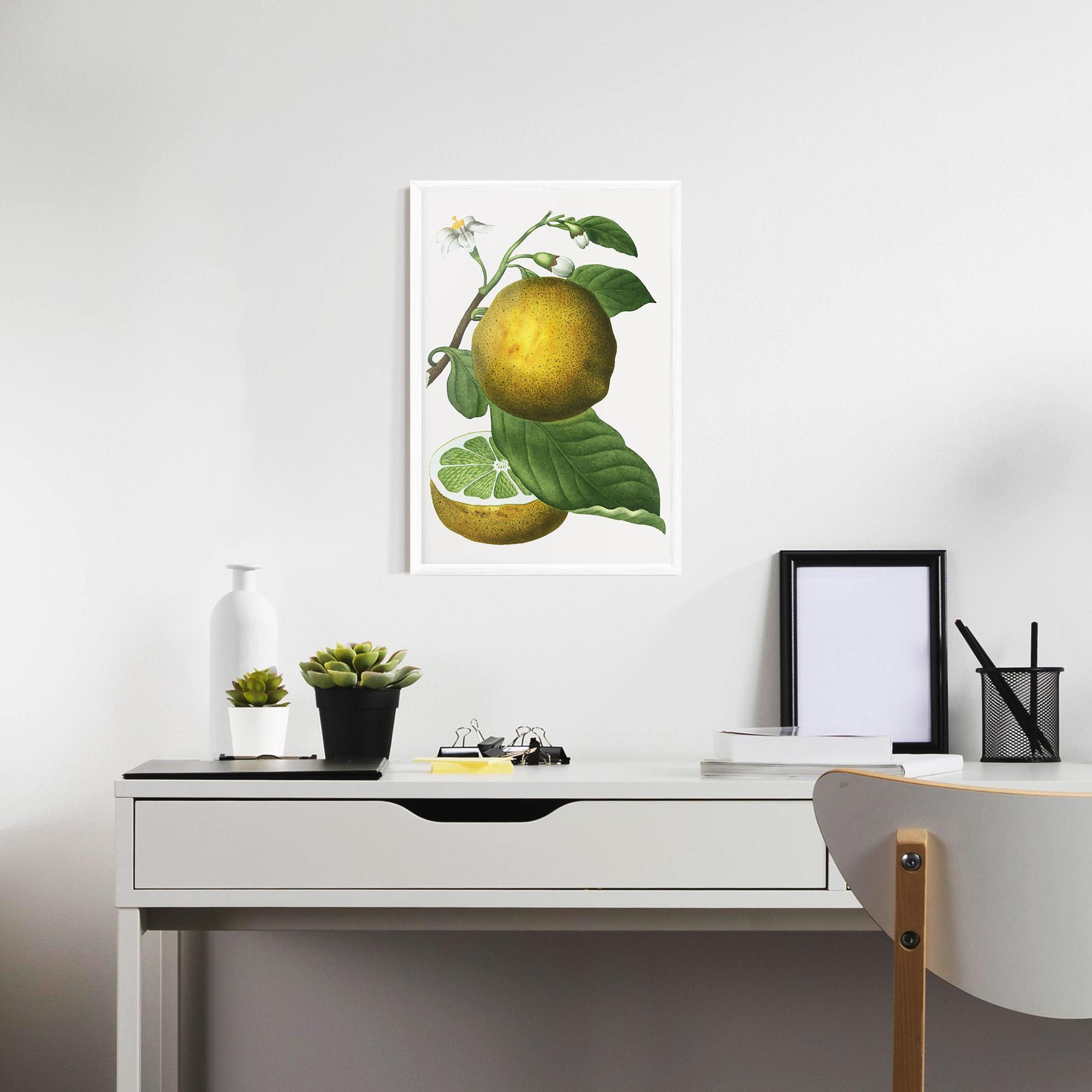 Poster Înrămat Lime Flower mockup 7
