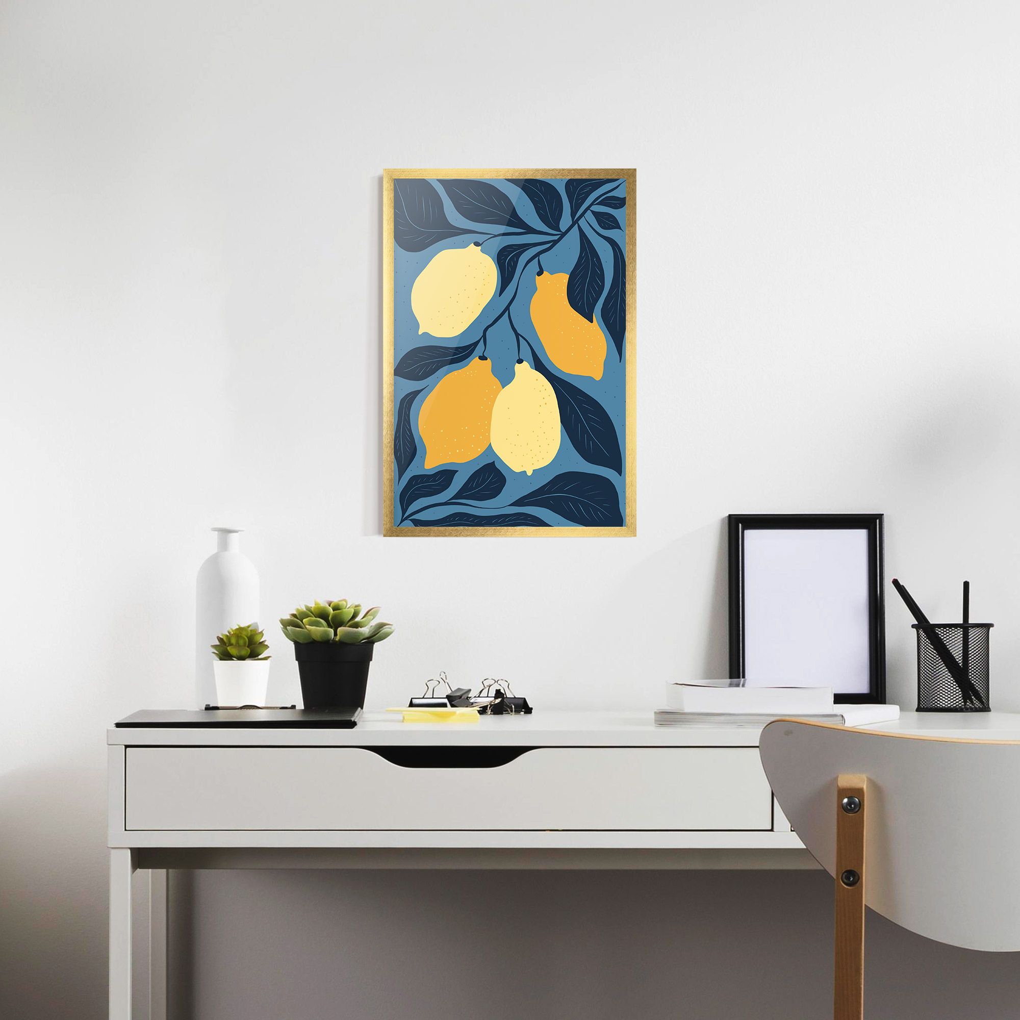 Lemon On Blue mockup 7