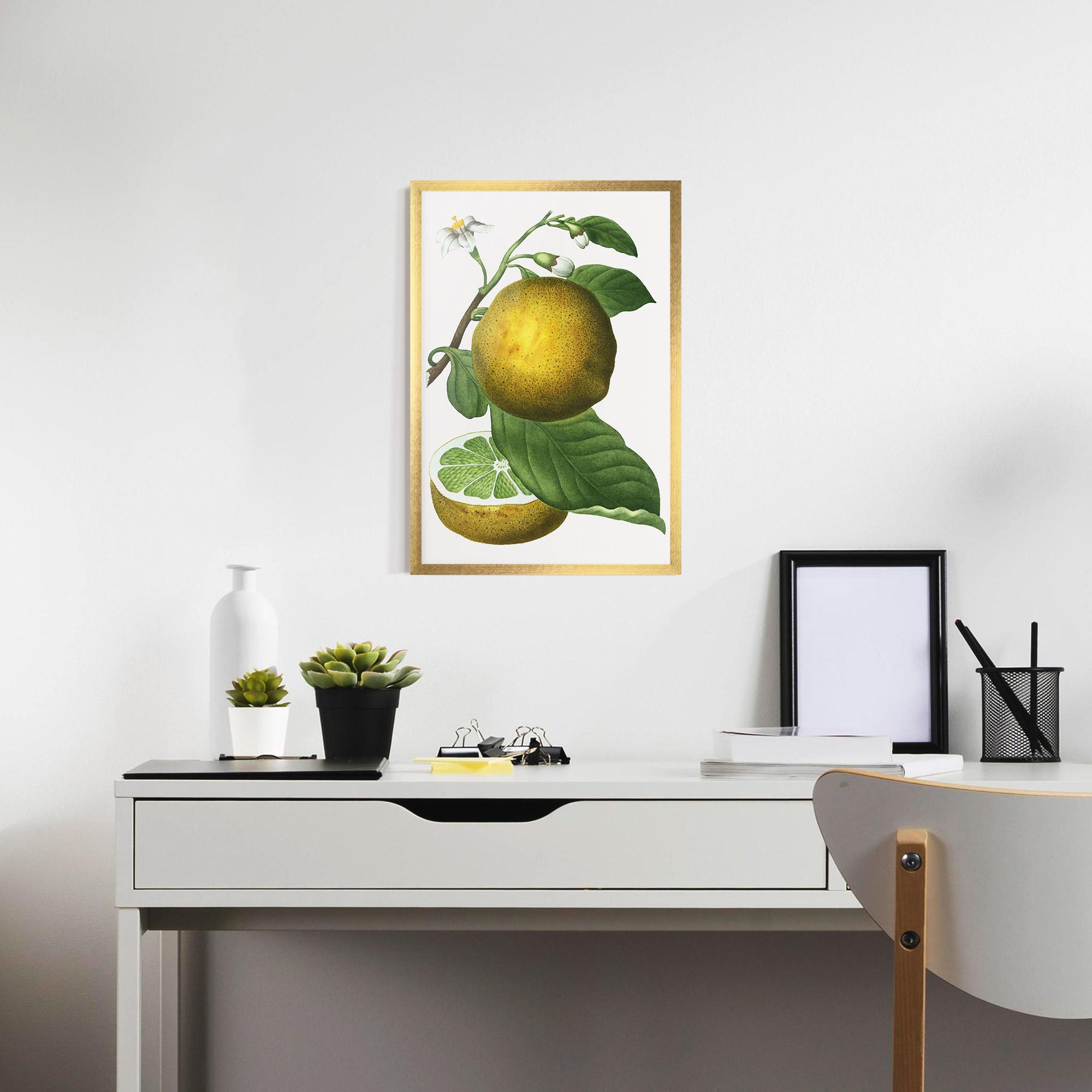 Poster Înrămat Lime Flower mockup 7