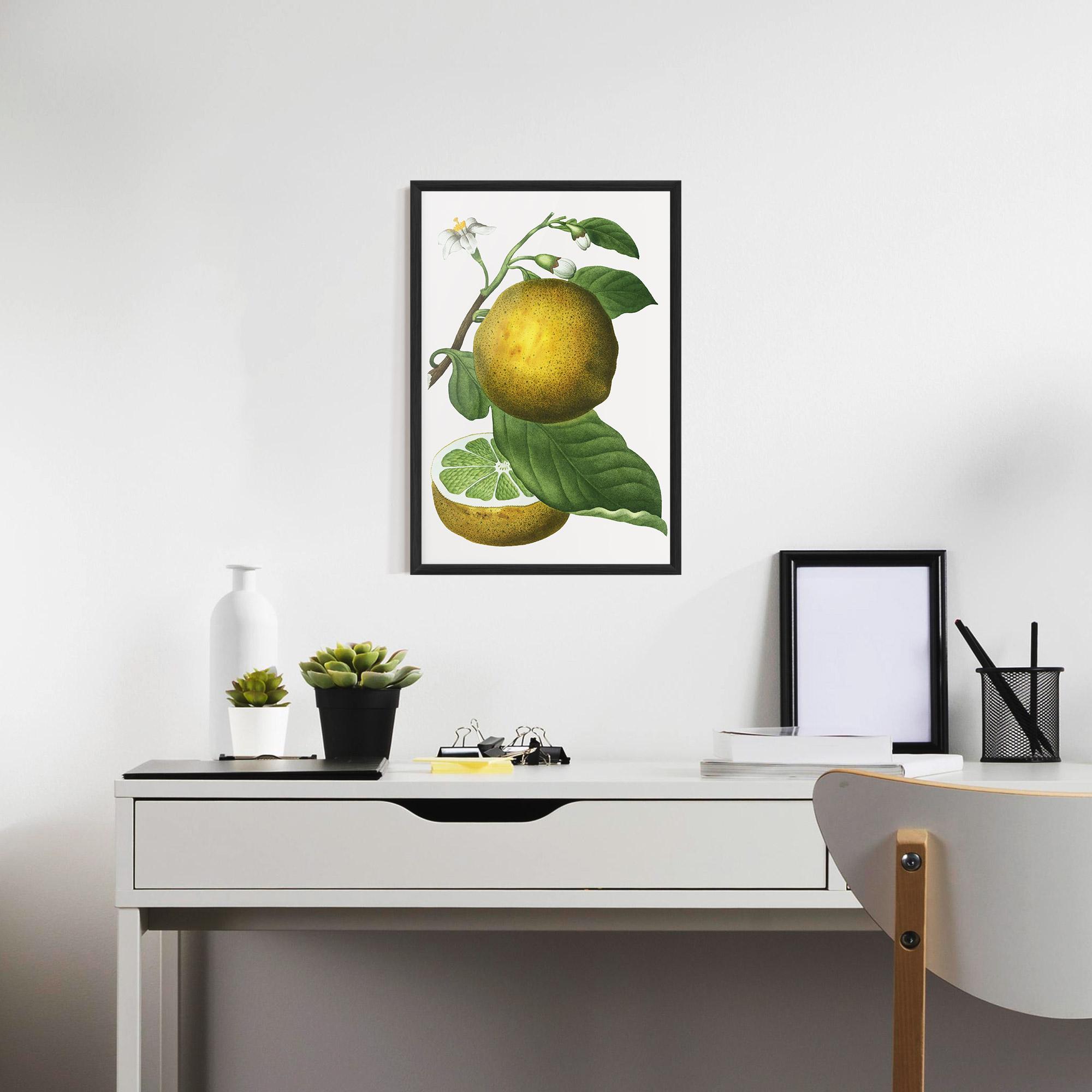Poster Înrămat Lime Flower mockup 7